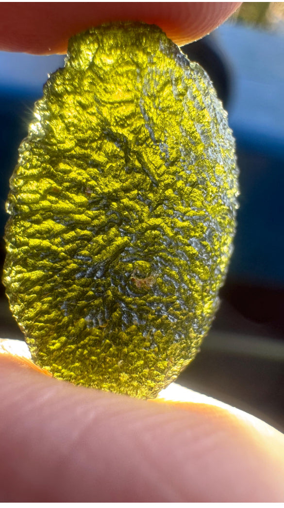 3.16 Authentic moldavite Moldavite Chlum perfect condition nice shape