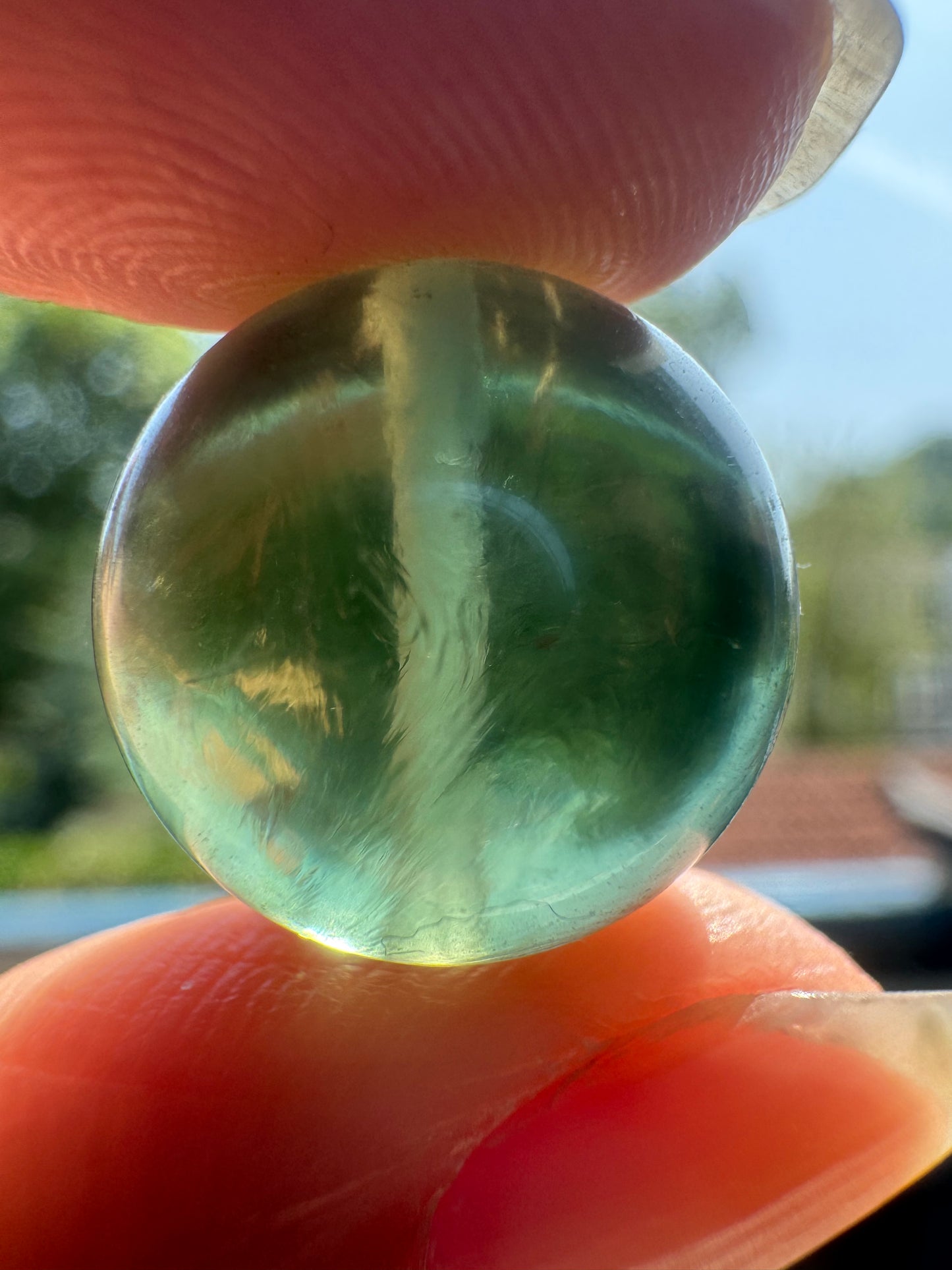 Moldavite bead 15