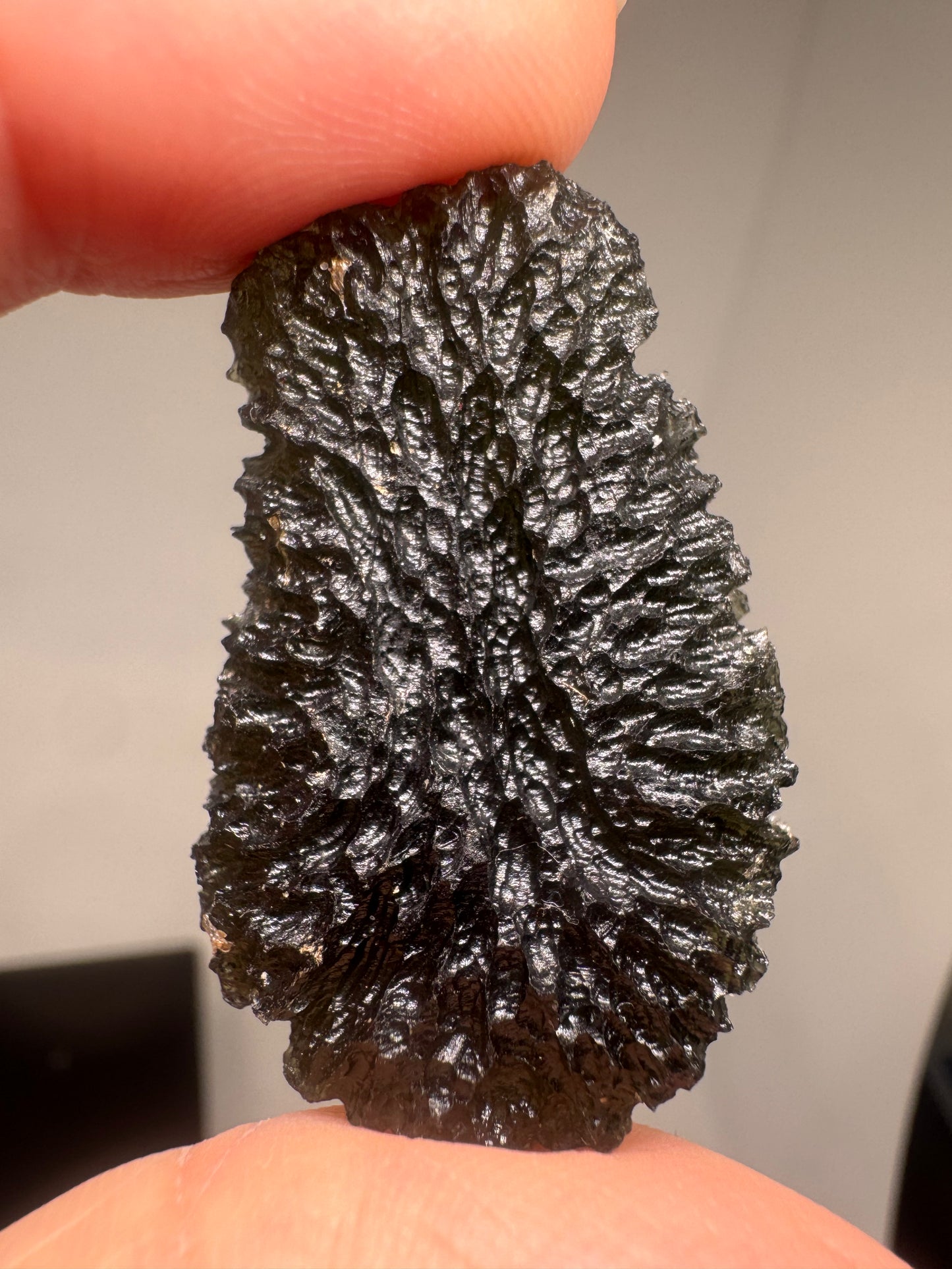 10.41 Marousek Moldavite authentic moldavite beautiful texture