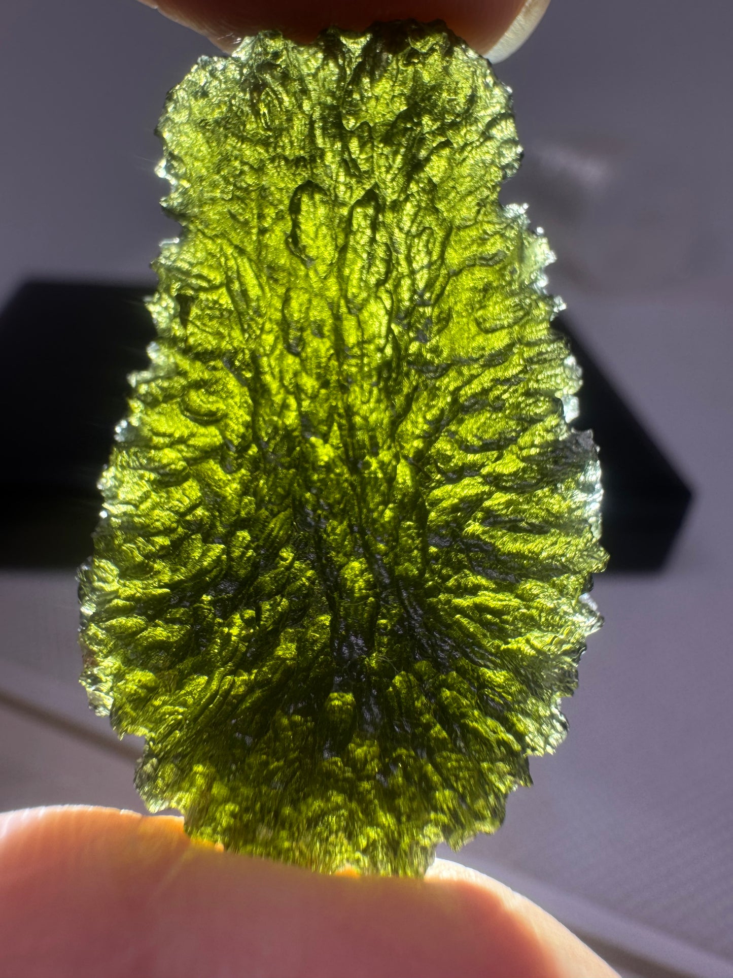 10.41 Marousek Moldavite authentic moldavite beautiful texture
