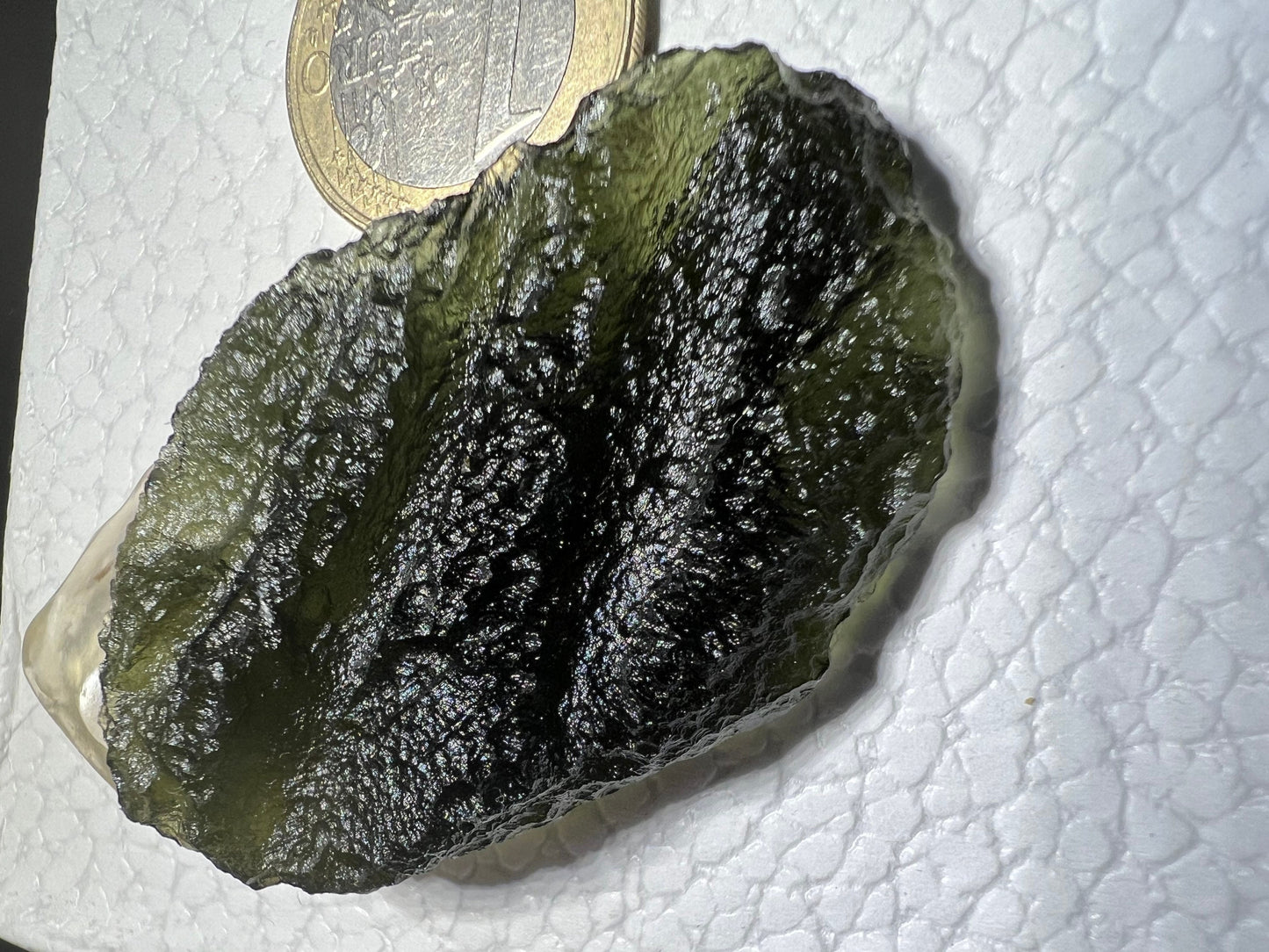 Moldavite beautiful green color 21,5 grams Chlum talisman
