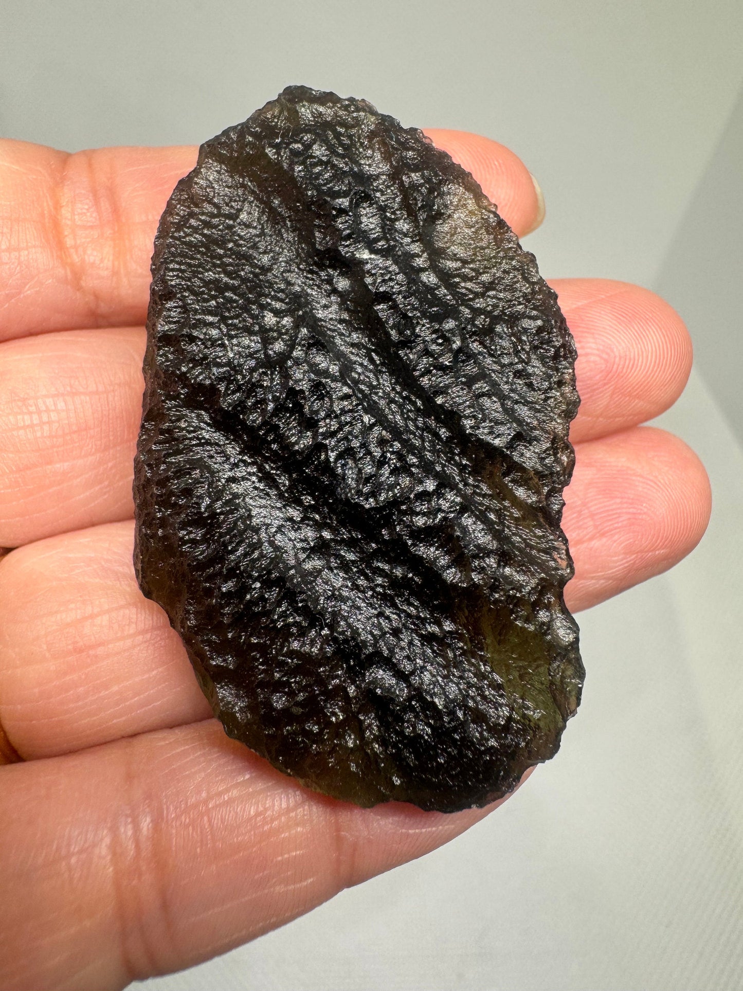 Moldavite beautiful green color 21,5 grams Chlum talisman