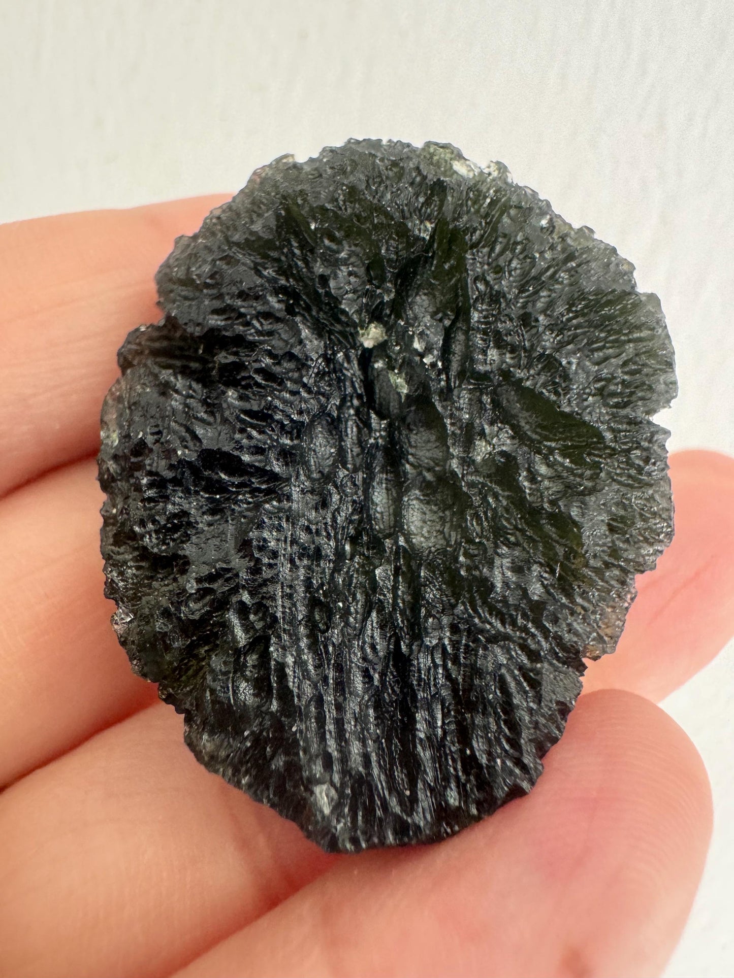 20.91g Chlum Moldavite: Green Collector Piece