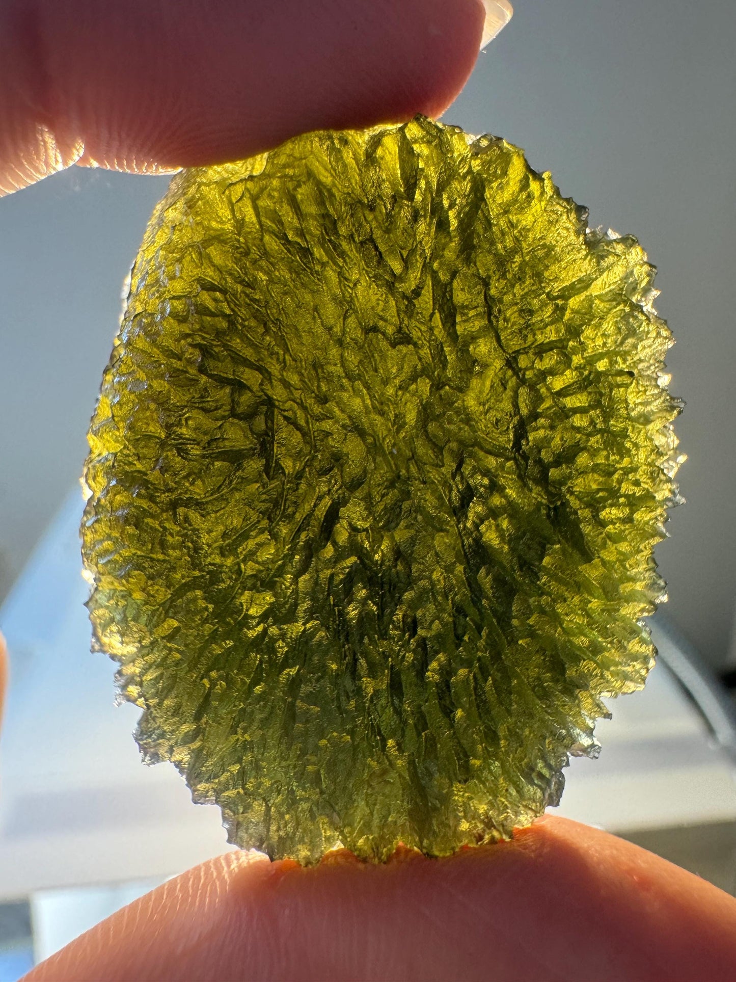 Moldavite Nesmen Les region 25.02g grams no damages, AAA quality.
