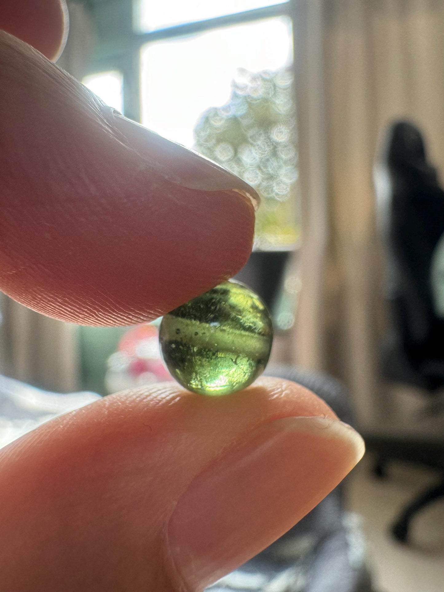 Authentic Moldavite beads for jewelry 6.9mm to 15mm+