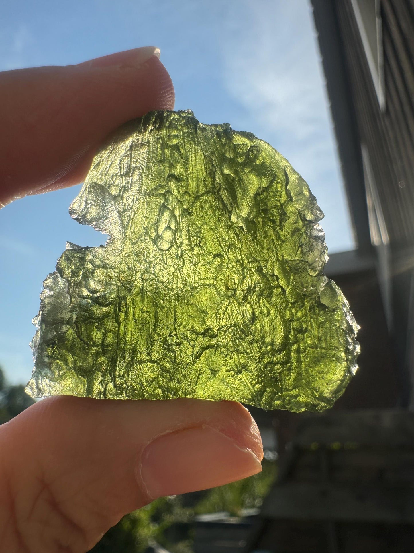 15.2g Authentic Moldavite Crystal, Kvitkovic Czech Republic