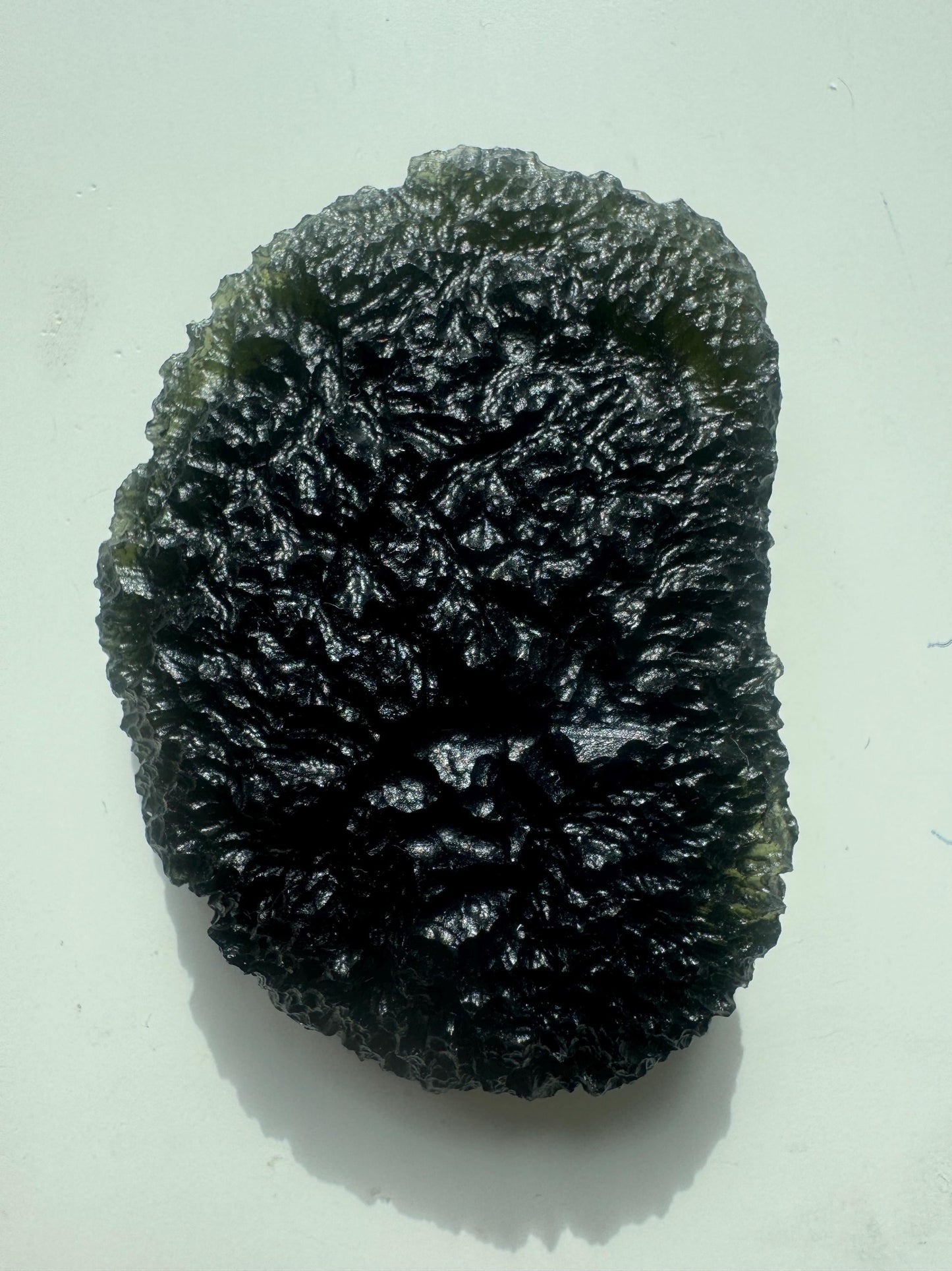 Extra Large Moldavite Crystal: 46.43g Chlum Collector Piece