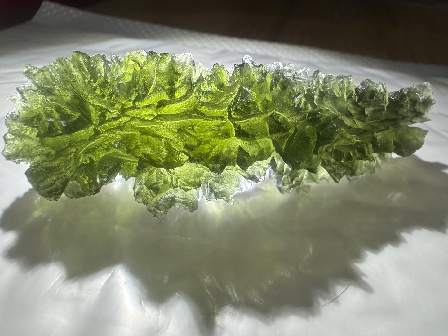 Besednice Jezkovna Moldavite: Czech Tektite Crystal (25.35g)