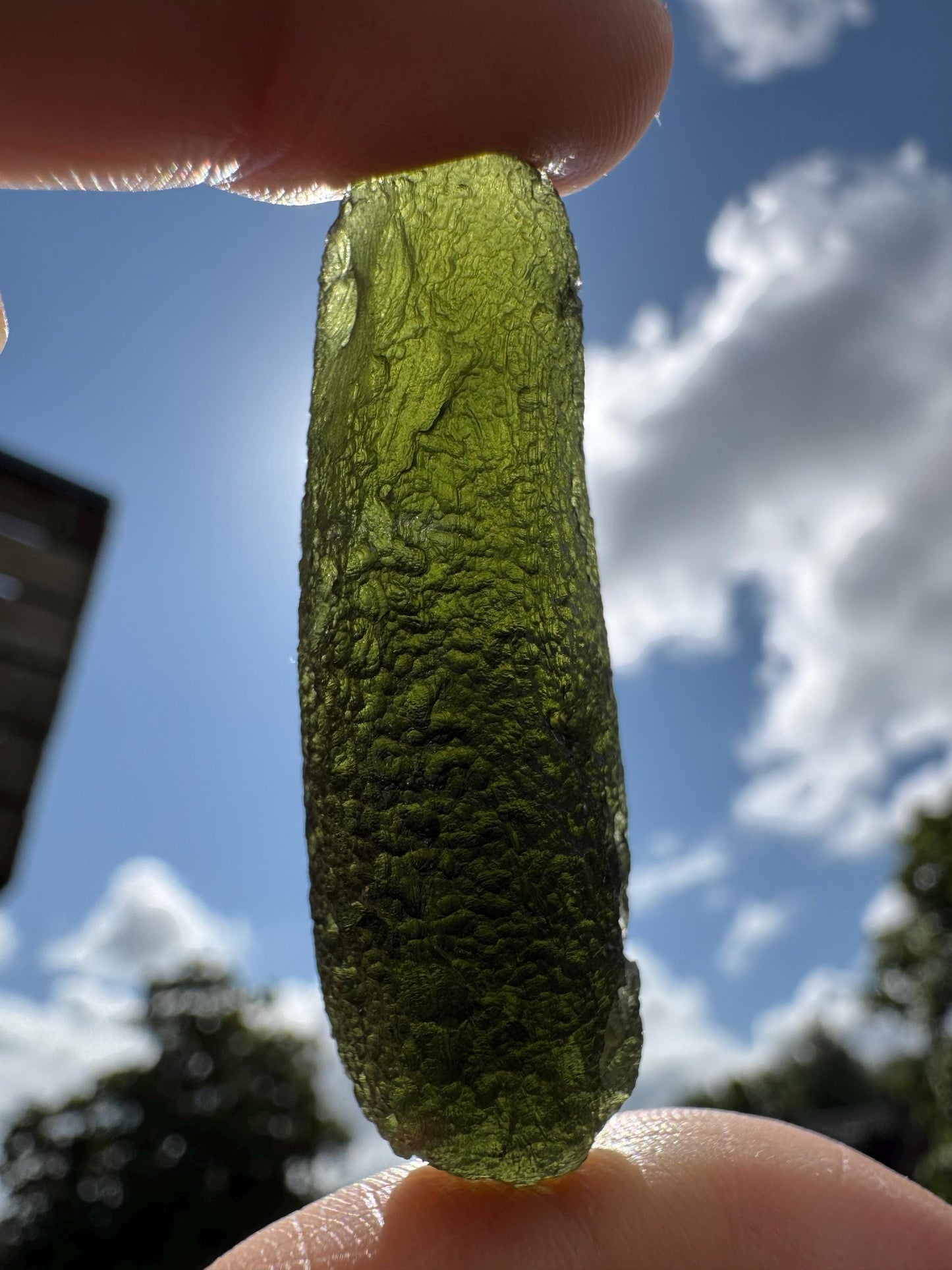17.24g Genuine Moldavite | Chlum Czech Republic | Rare Tektite | Raw Natural Moldavite | Collector’s Gemstone
