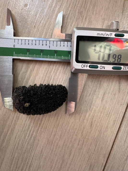 12.98g Moldavite Crystal Specimen, Maly Chlum Czech Republic