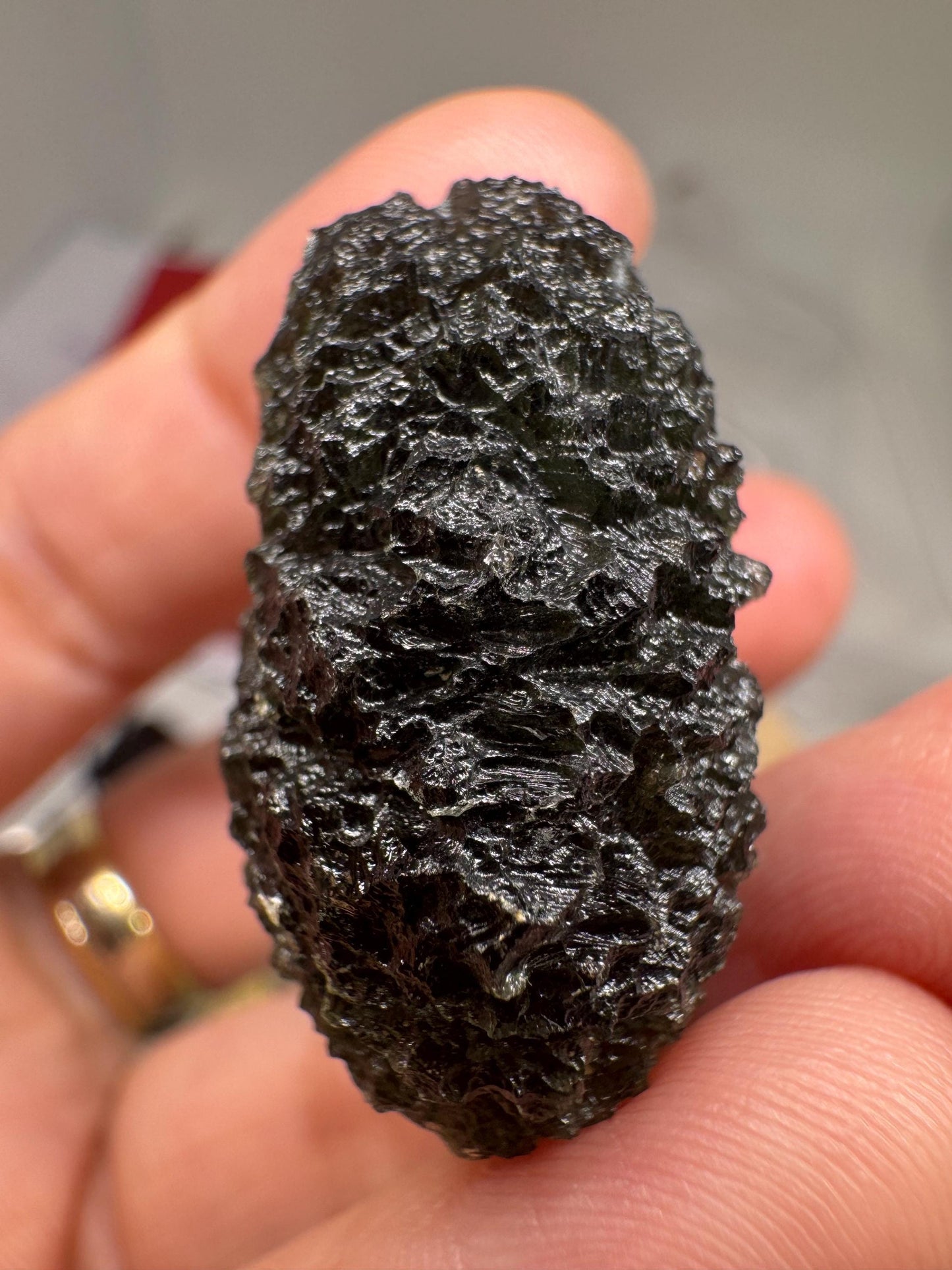 Moldavite Silazka 15.10g compact shape nice green