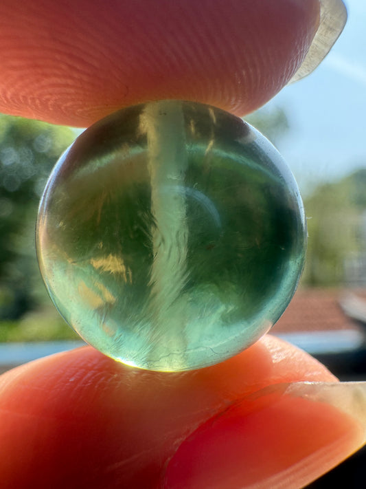 Moldavite bead 15