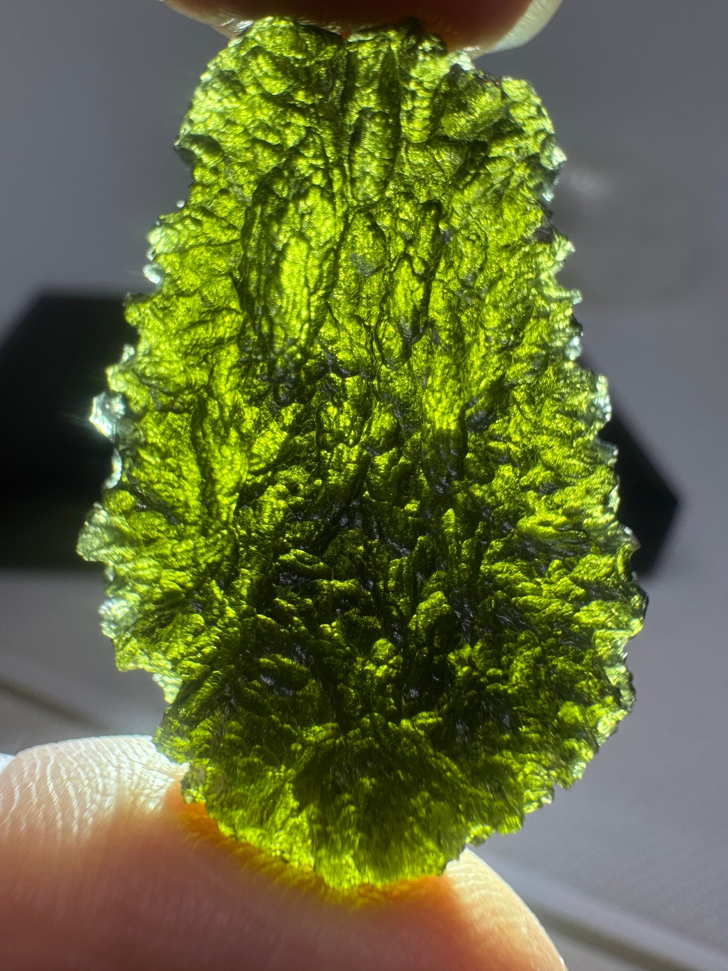 10.41 Marousek Moldavite authentic moldavite beautiful texture