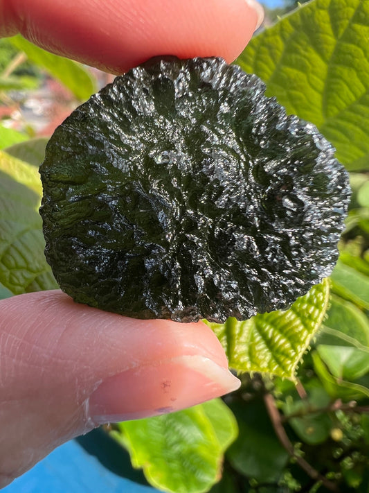 11,2 g Moldavite Chlum perfect condition beautiful texture.