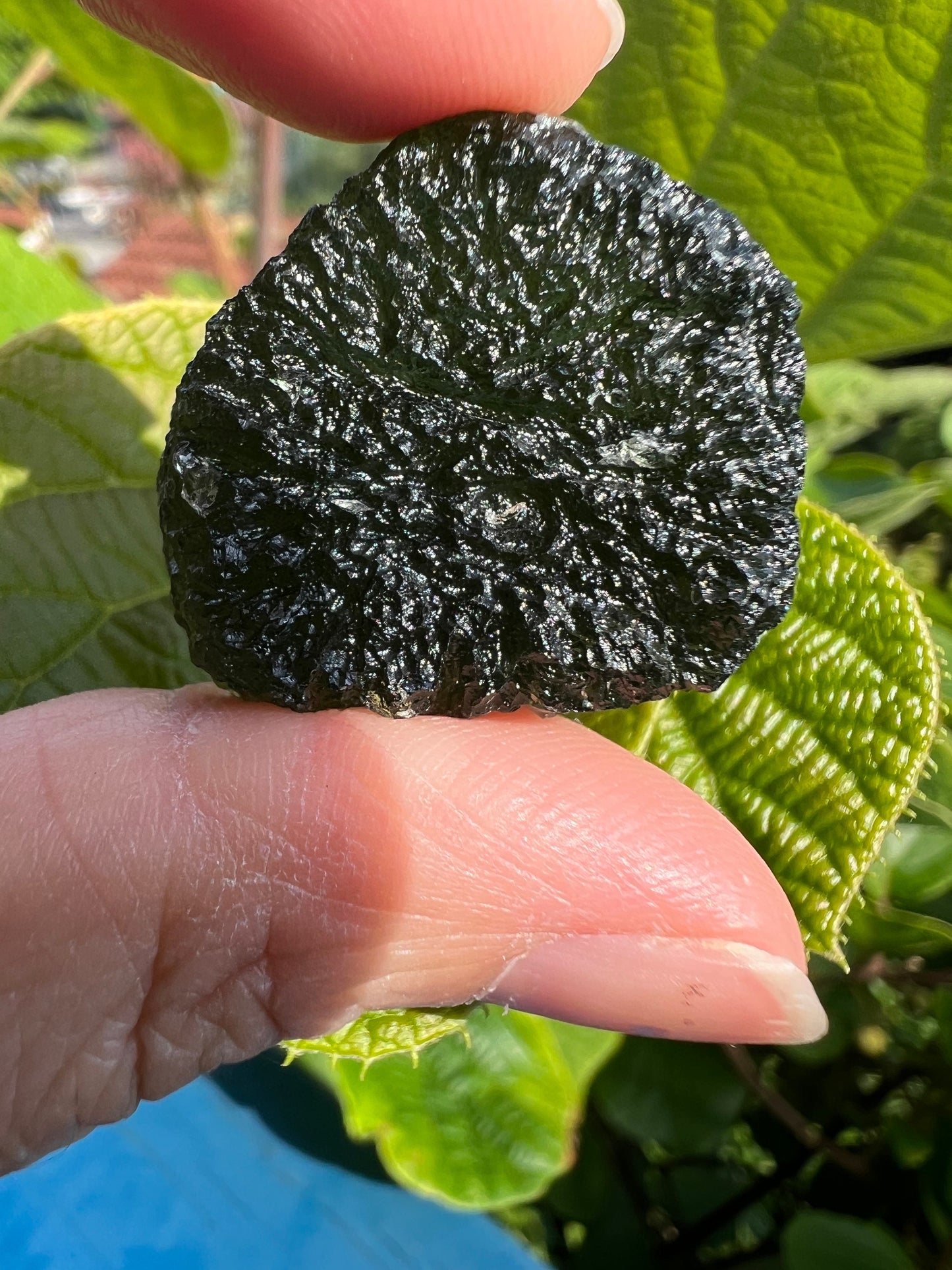 11,2 g Moldavite Chlum perfect condition beautiful texture.