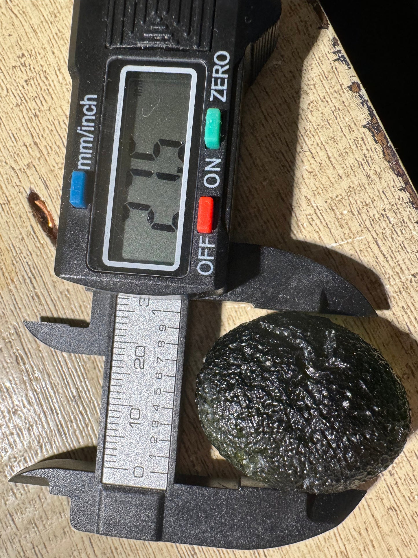 Chlum Moldavite: 16.2g Oval,nice green
