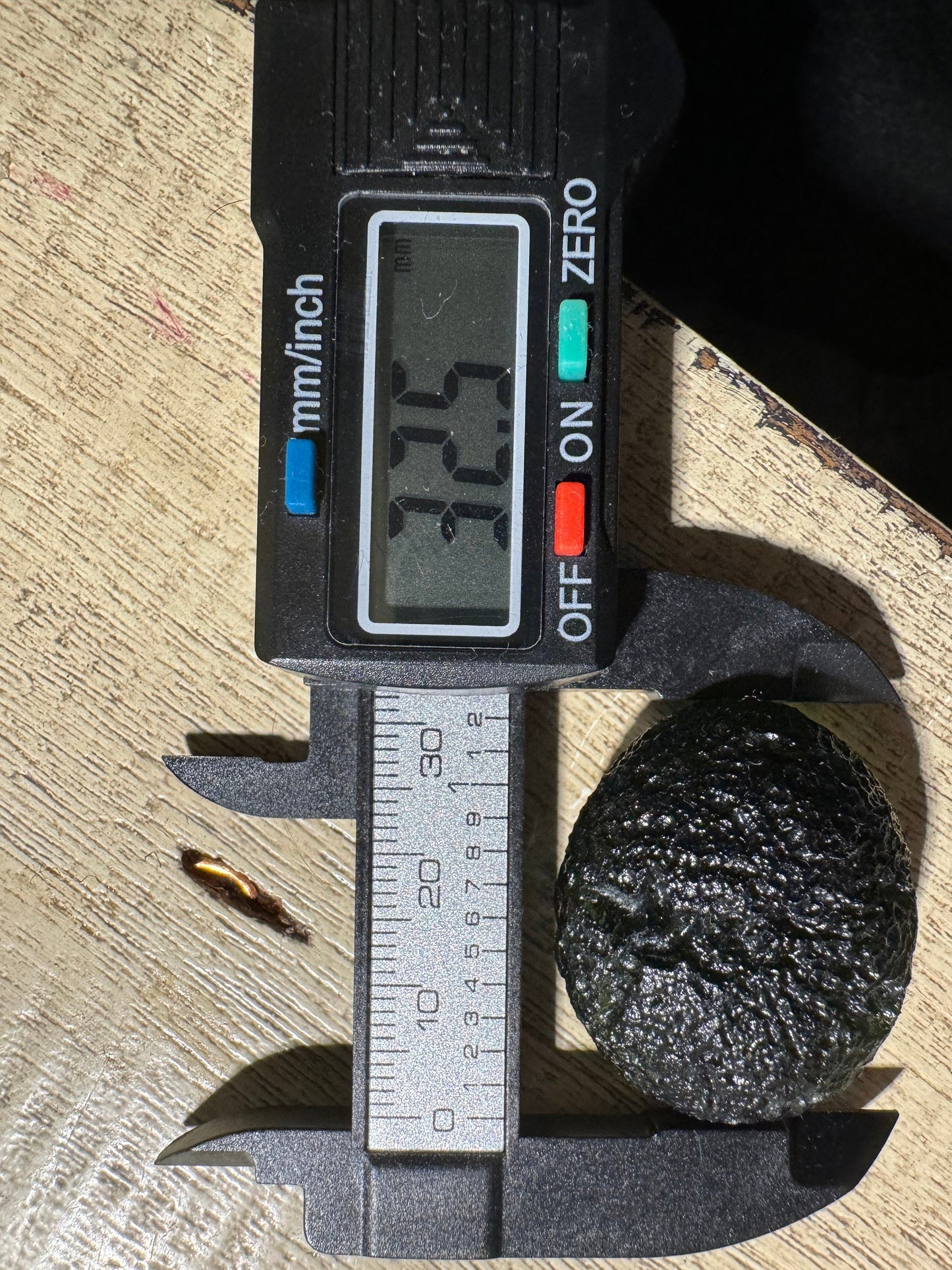Chlum Moldavite: 16.2g Oval,nice green