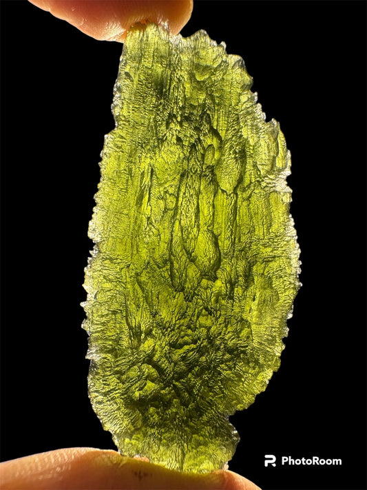 Moldavite Vrabce region 24.44 grams  no damages, AAA quality