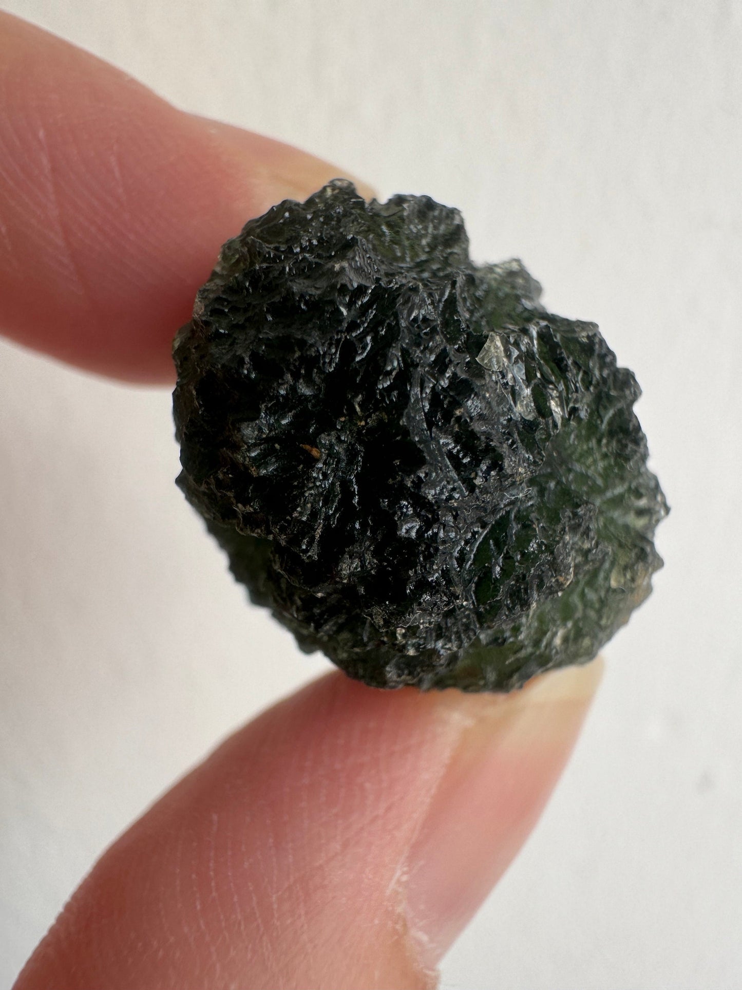 Marouskov Pole moldavite 10.41g lovely eeg shape .