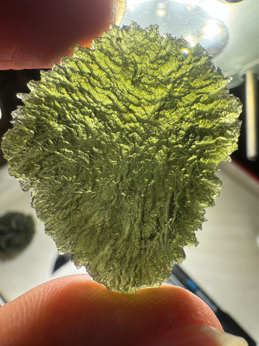 10.23g Nesmen Les Moldavite AAA quality authentic beautiful green no damages