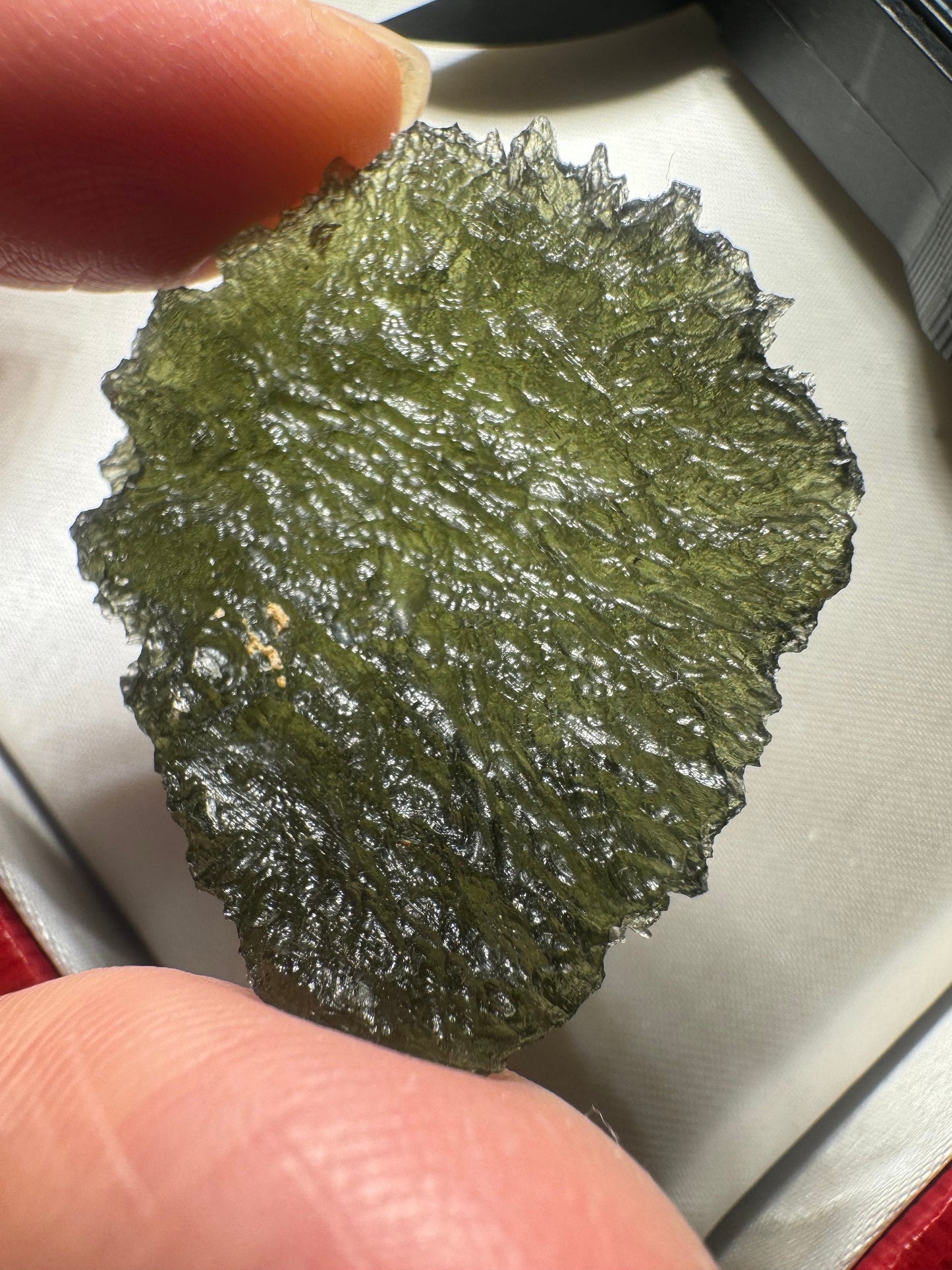 10.23g Nesmen Les Moldavite AAA quality authentic beautiful green no damages