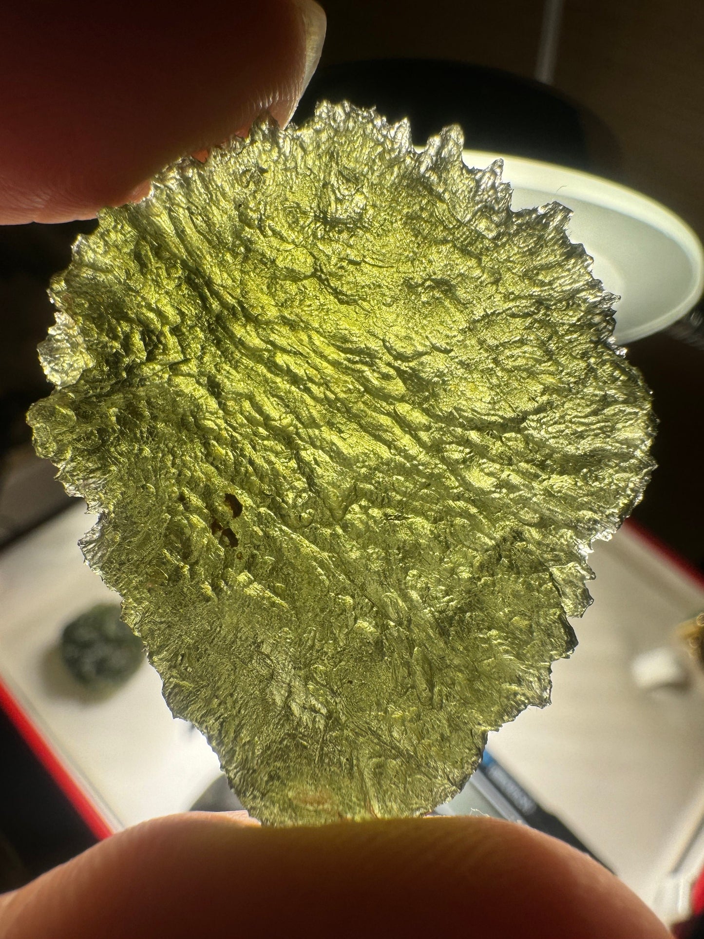 10.23g Nesmen Les Moldavite AAA quality authentic beautiful green no damages