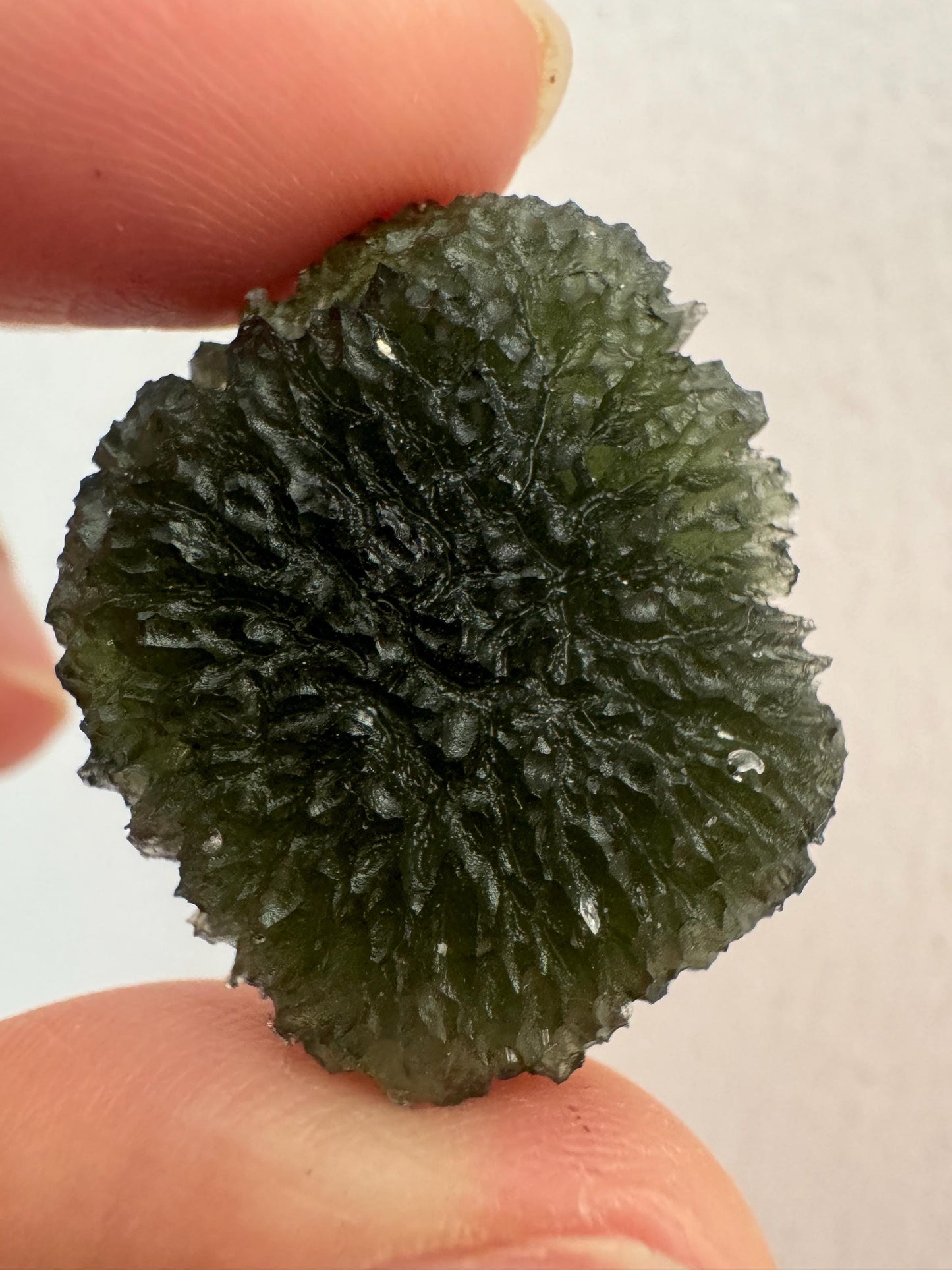 Nesmen Les forest moldavite 9.43g AAA quality no damages.