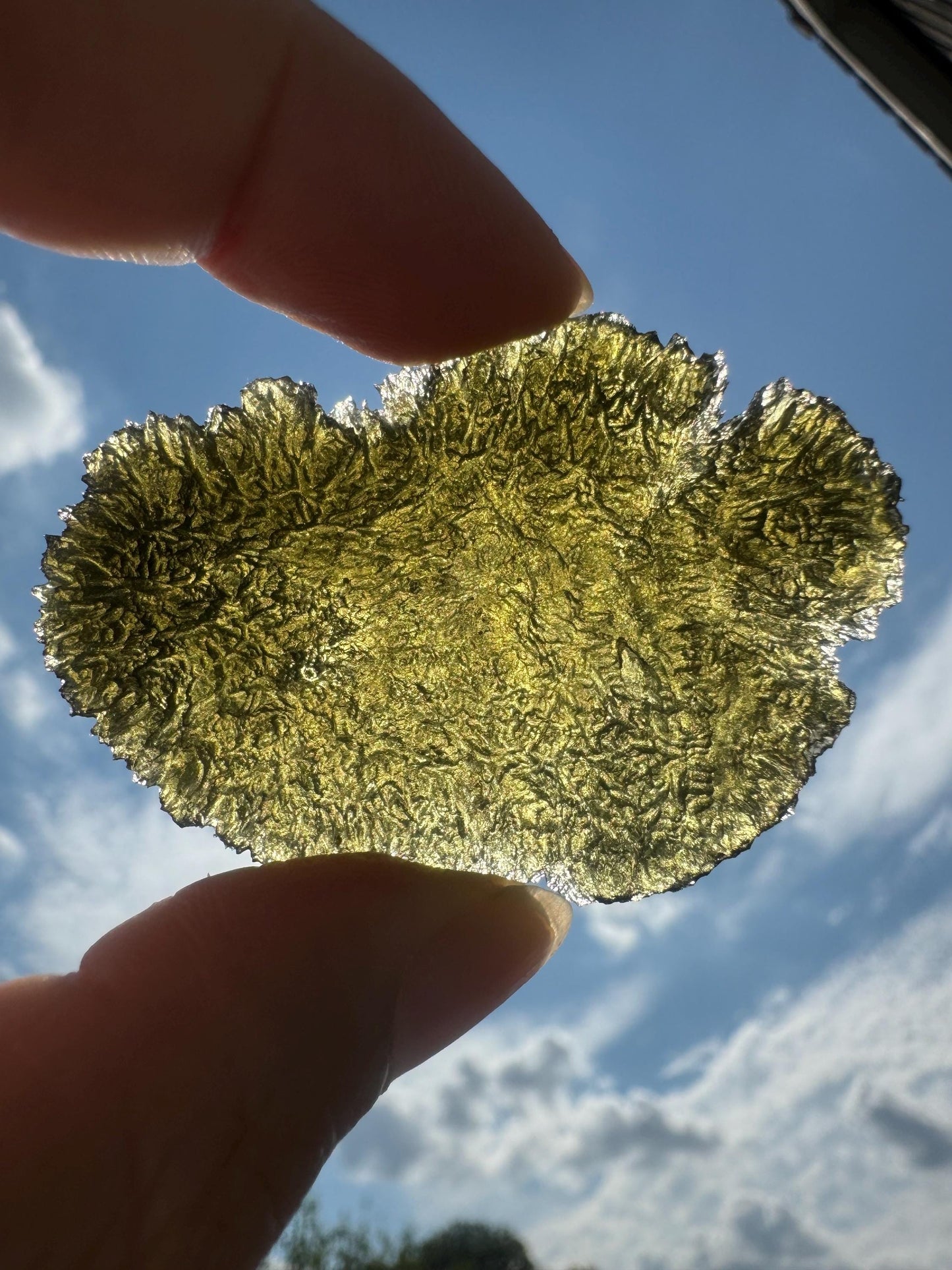 15,60g  Moldavite Besednice Stoh perfect condition Rare location no damages no longer mining