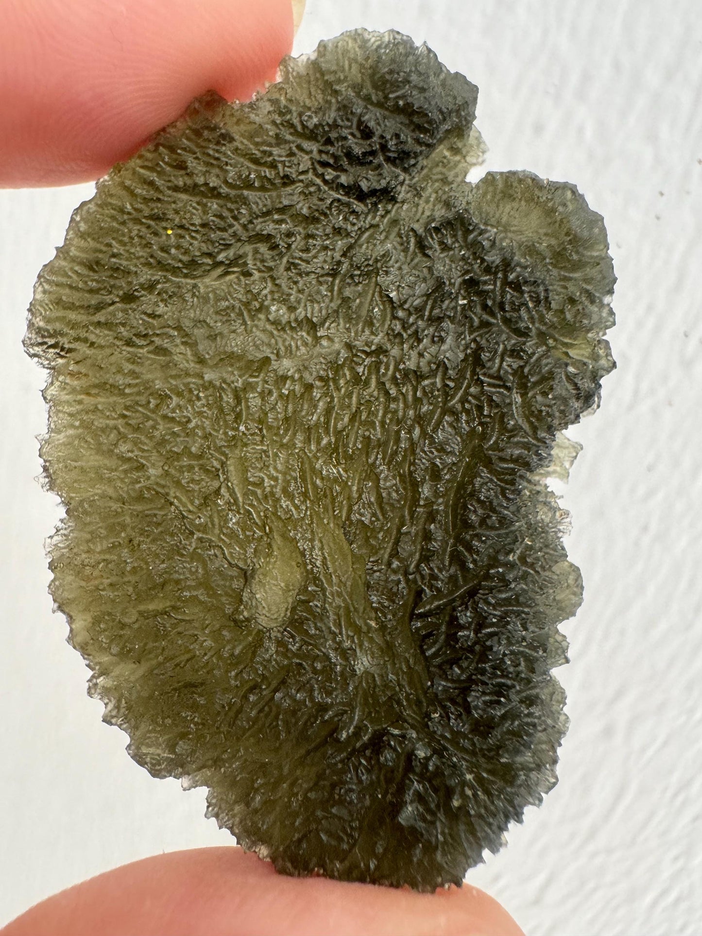 15,60g  Moldavite Besednice Stoh perfect condition Rare location no damages no longer mining