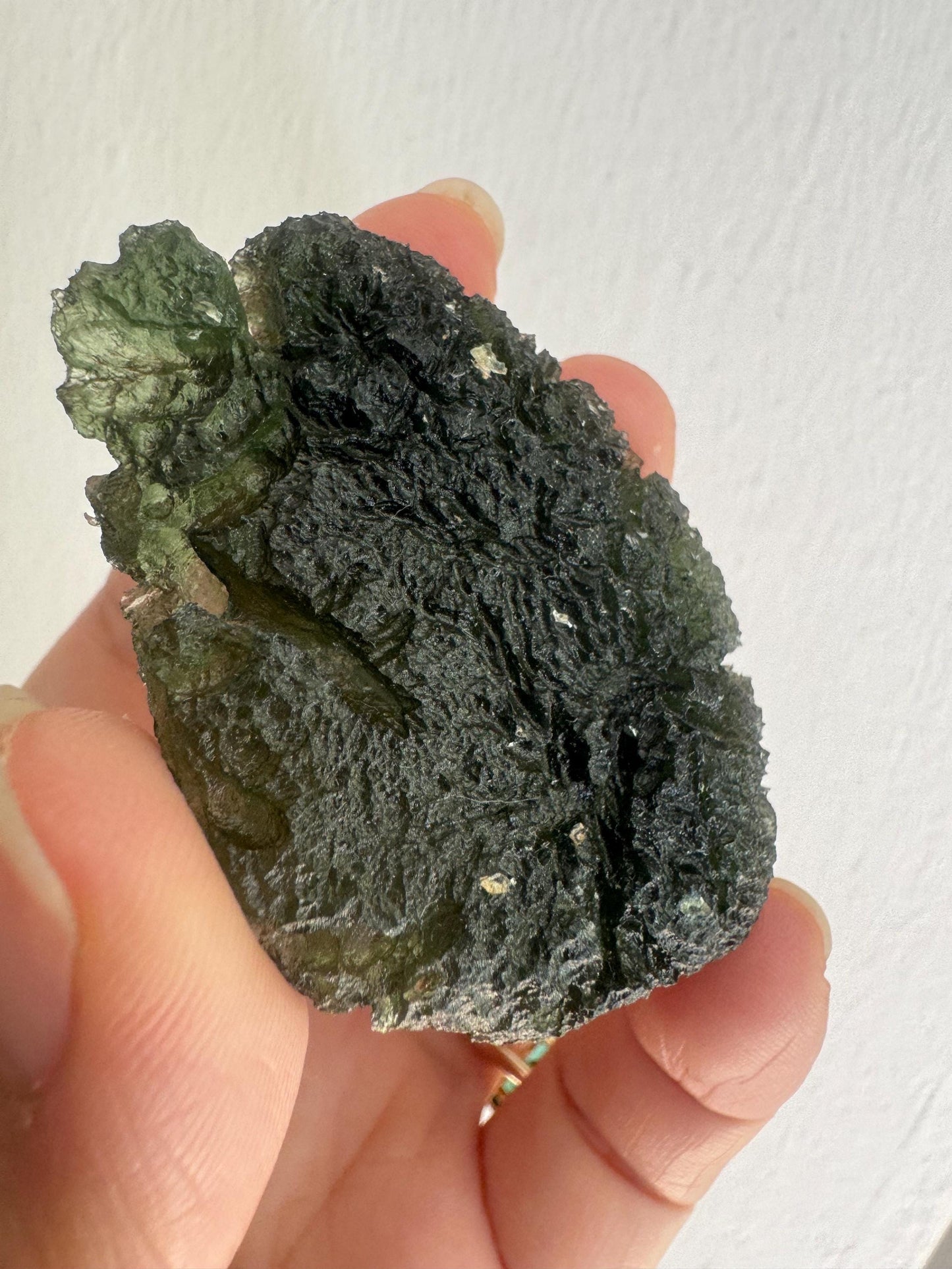 23,04g Moldavite Nesmen Les  no damages, AAA quality fish