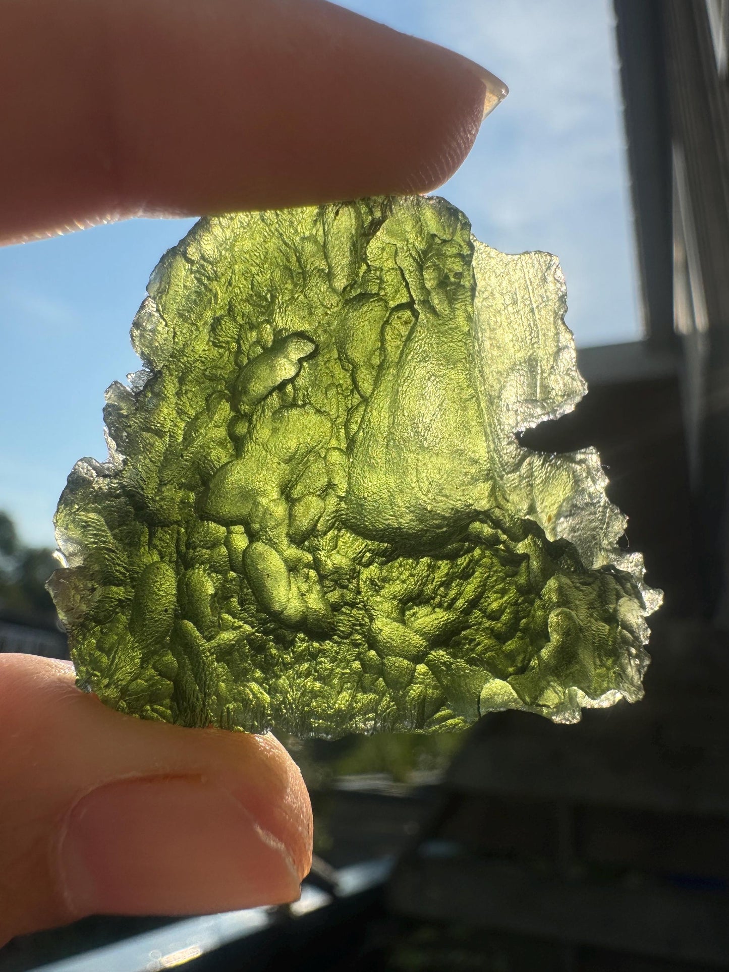 15.2g Authentic Moldavite Crystal, Kvitkovic Czech Republic