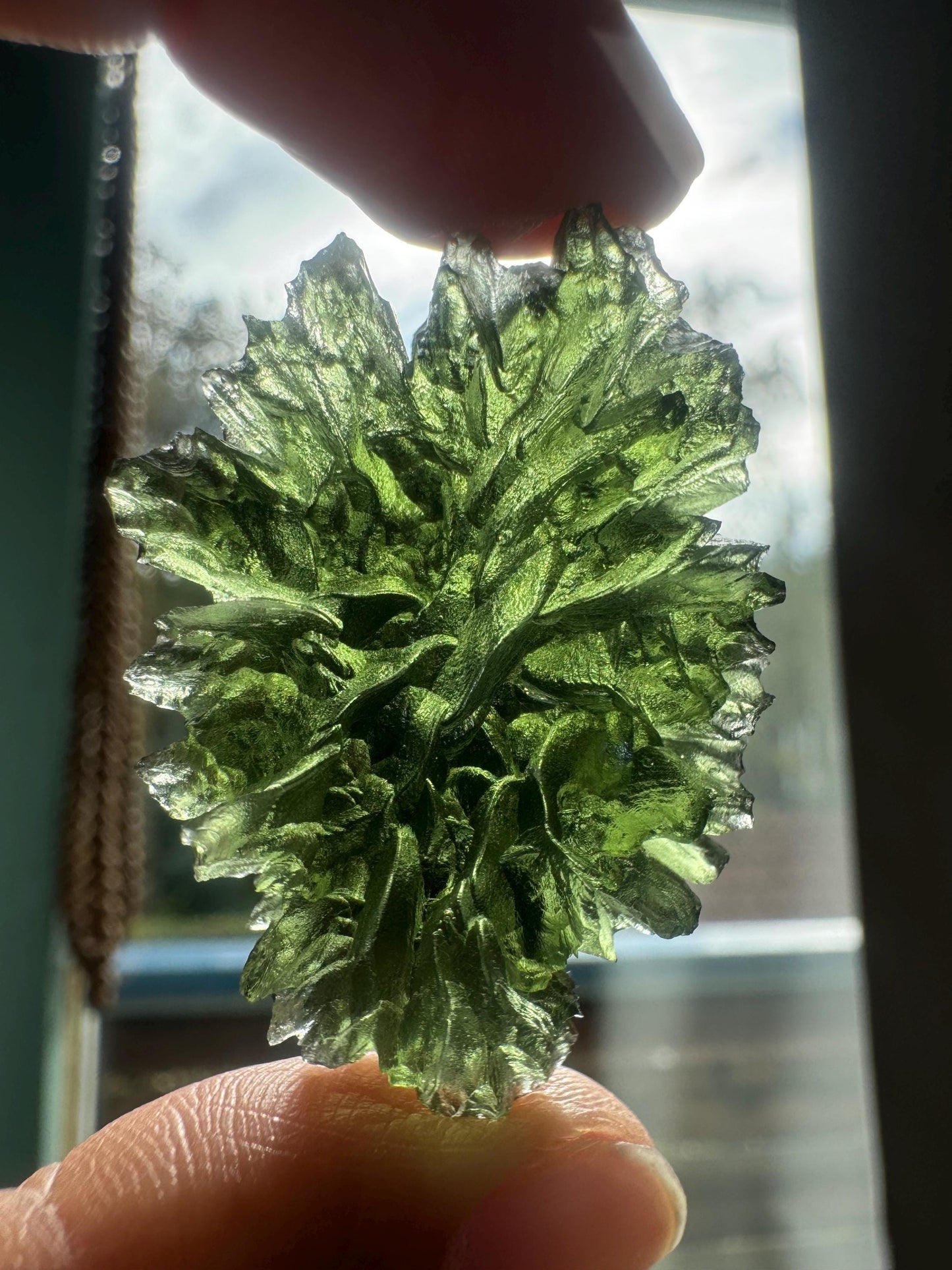 Museum Grade Besednice Jezkovna Moldavite Crystal (12.80g)