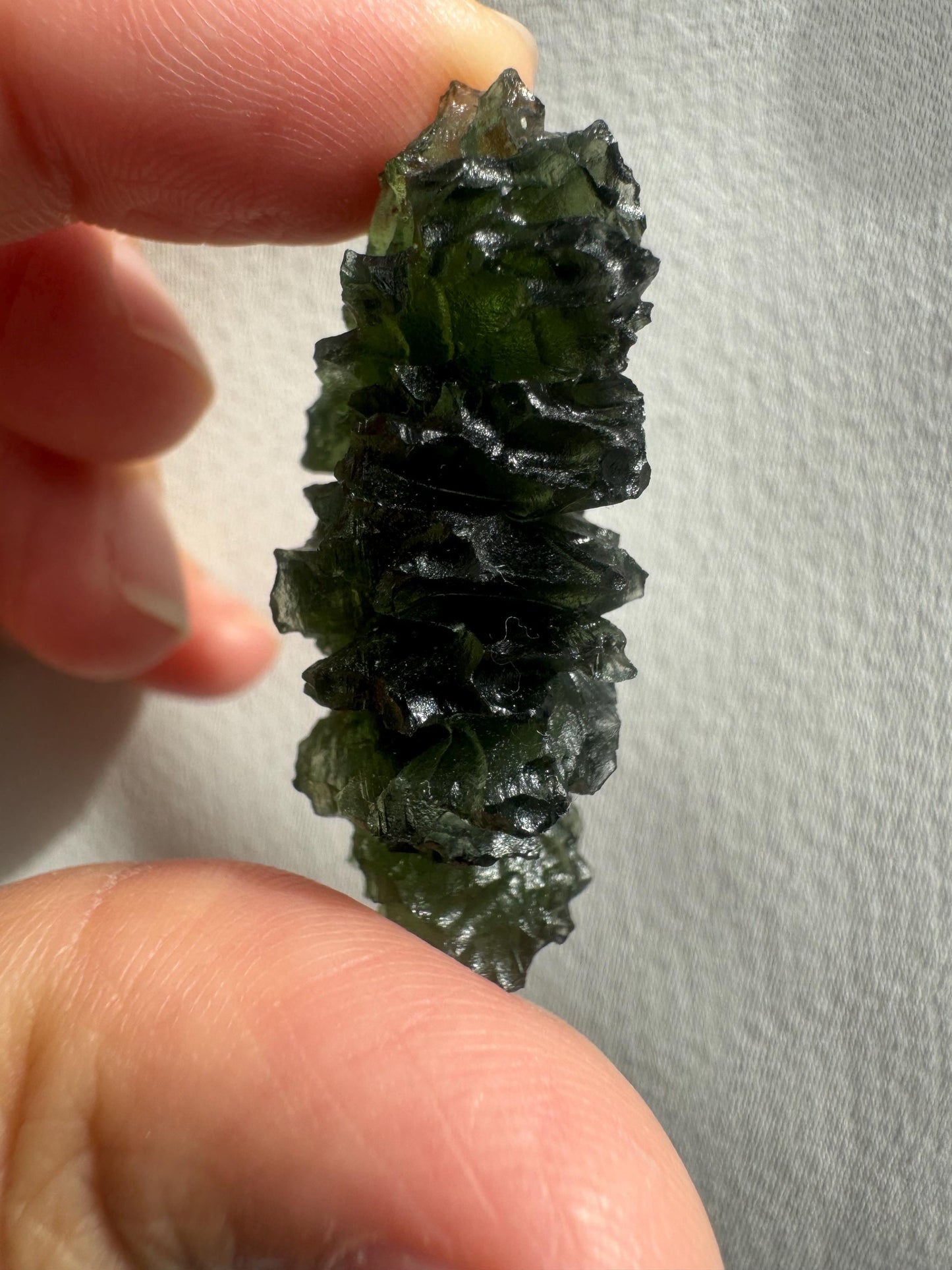 Museum Grade Besednice Jezkovna Moldavite Crystal (12.80g)