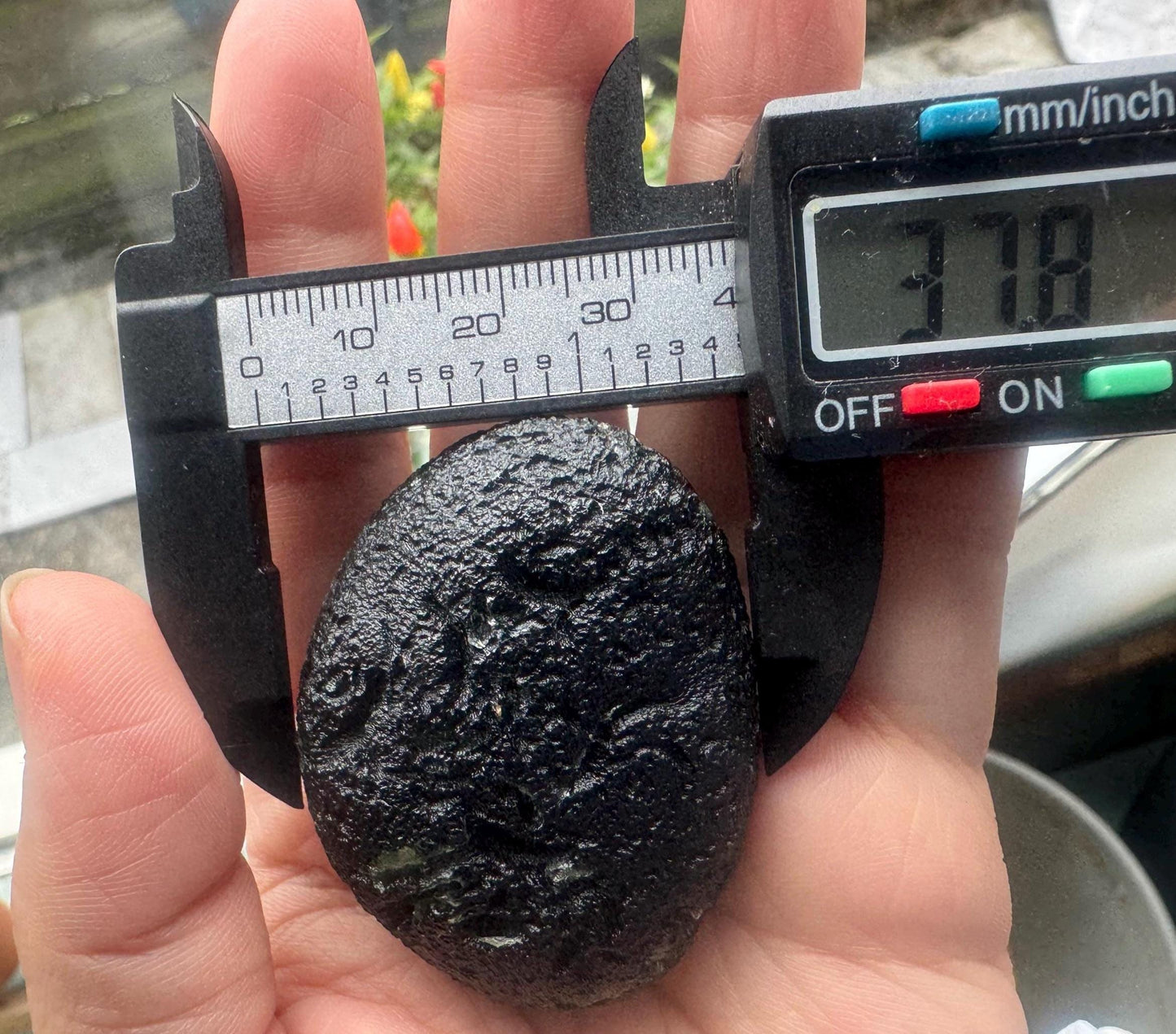 Chlum Moldavite: Deep Green Collector Piece (46.43g)