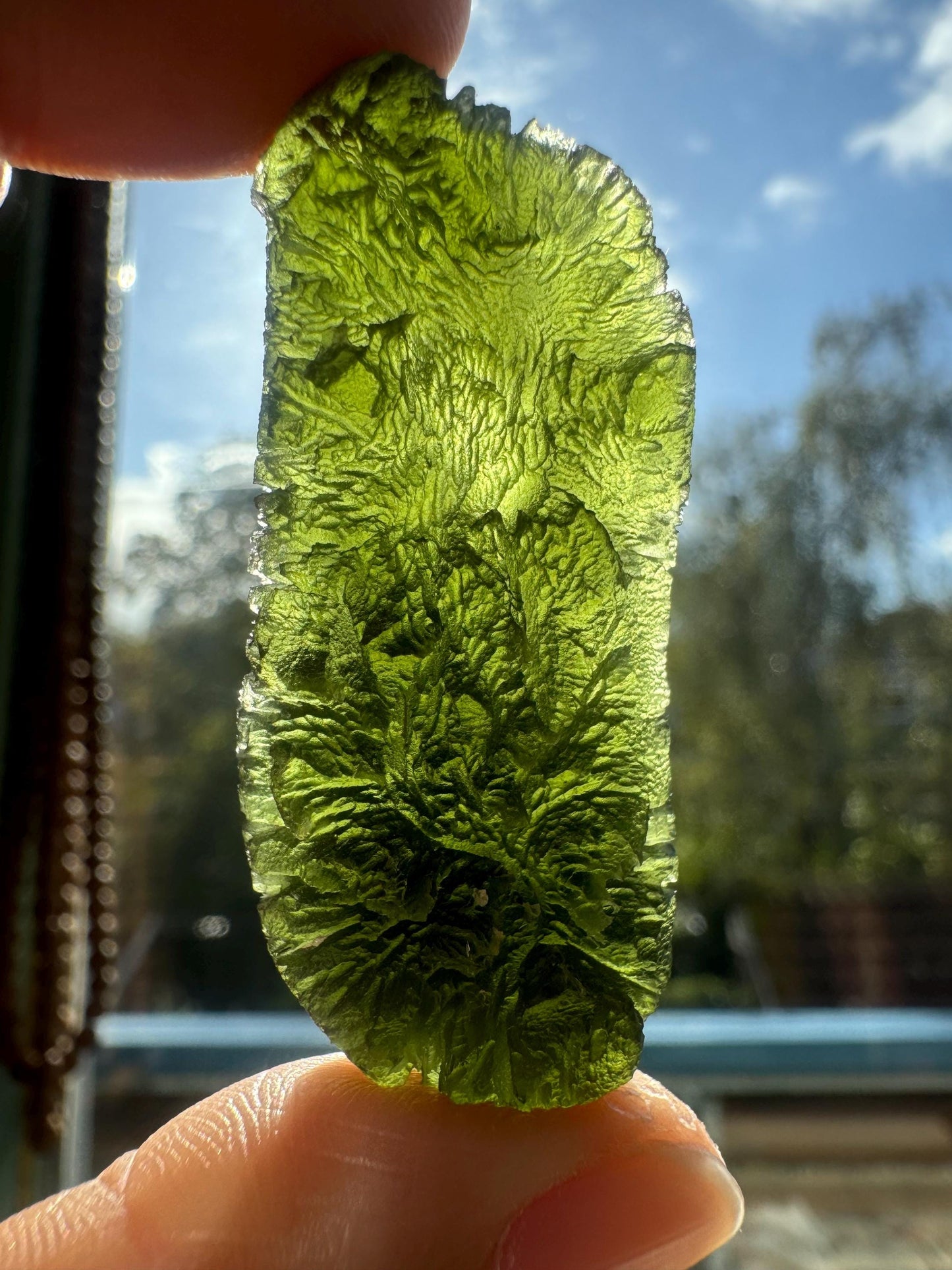 16.93g Brusna Moldavite: AAA Collector Quality, Rare Location