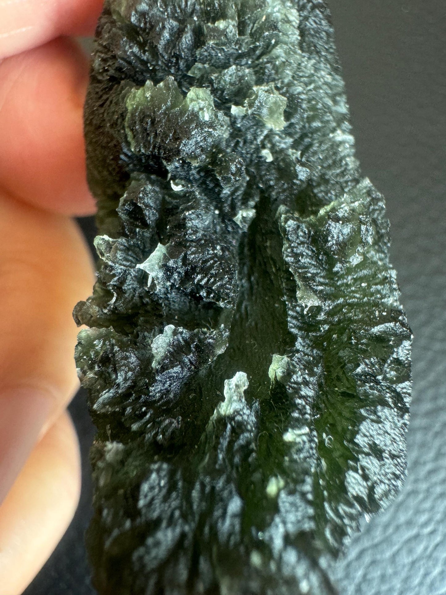 16.93g Brusna Moldavite: AAA Collector Quality, Rare Location
