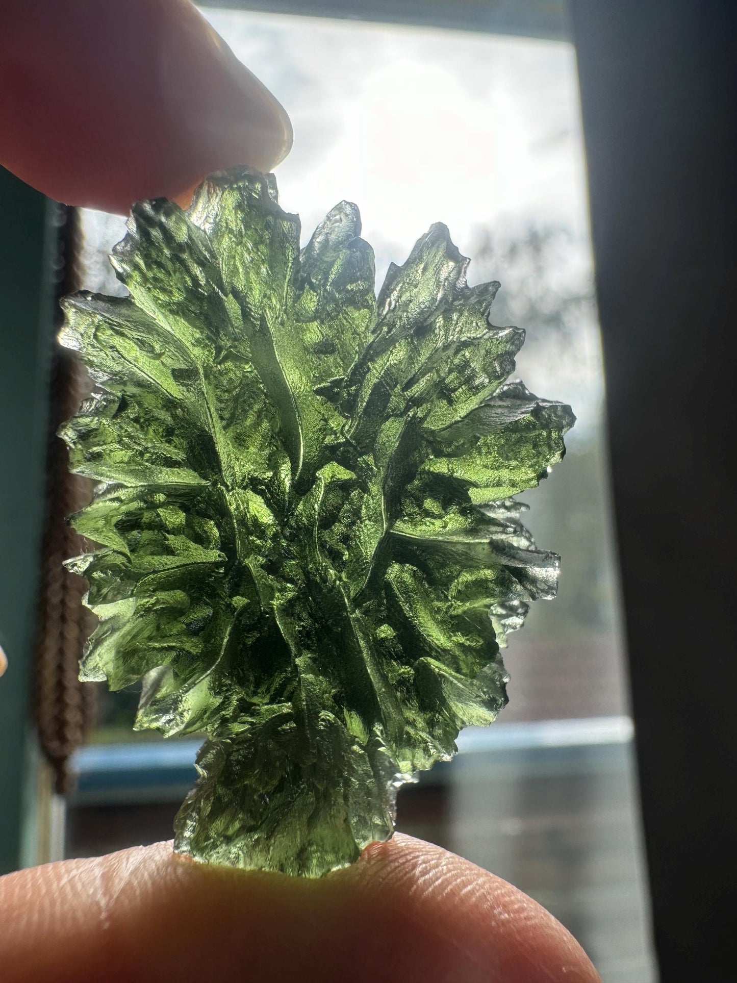 Museum Grade Besednice Jezkovna Moldavite Crystal (12.80g)