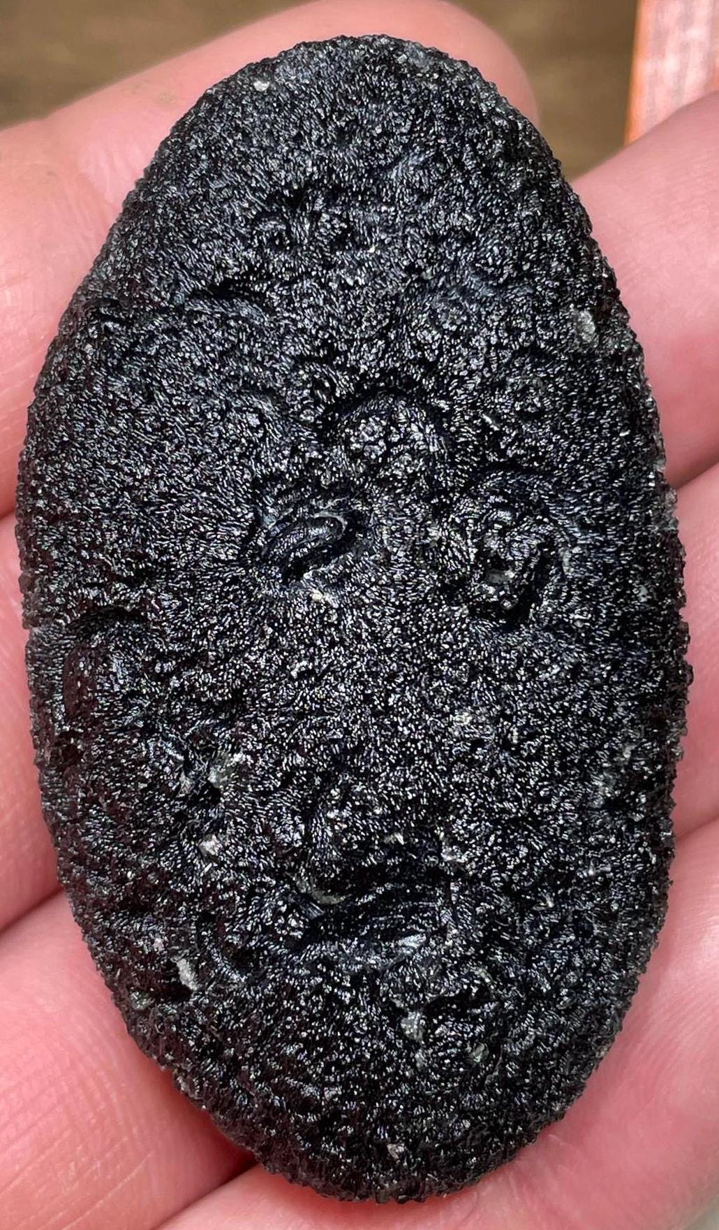 Authentic moldavite Zatacka 55.54g museum grade no damages. Rare size