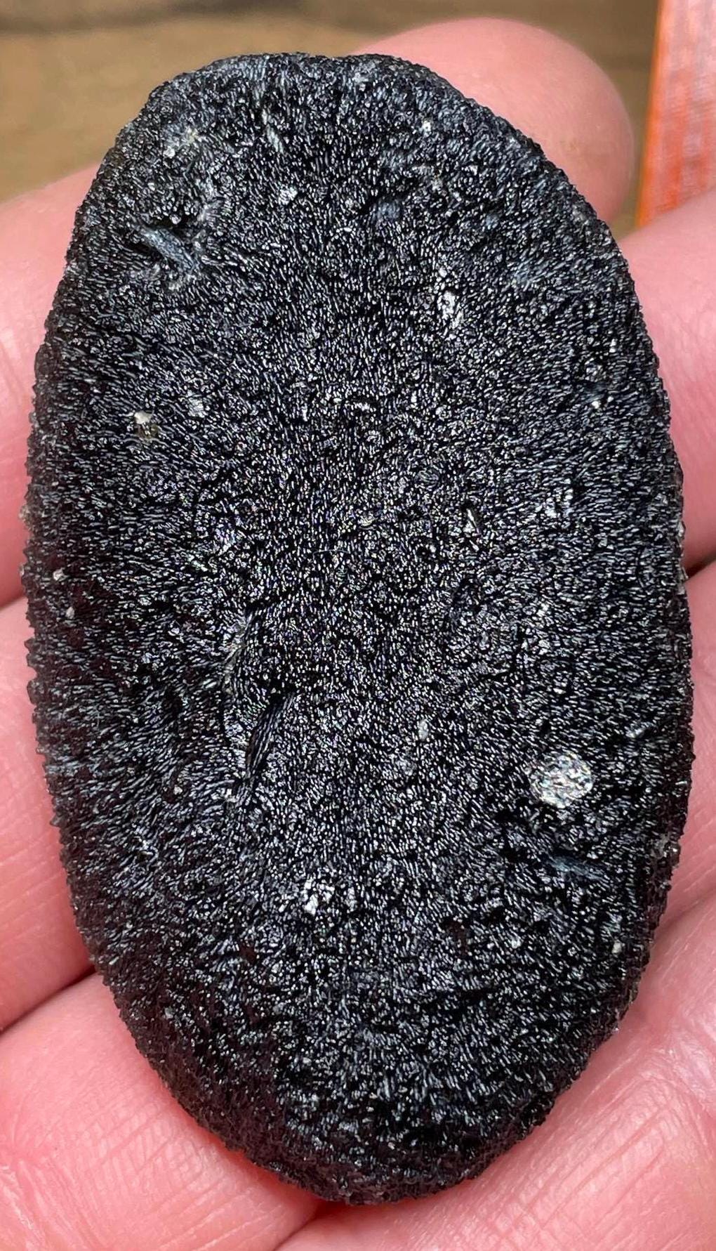 Authentic moldavite Zatacka 55.54g museum grade no damages. Rare size