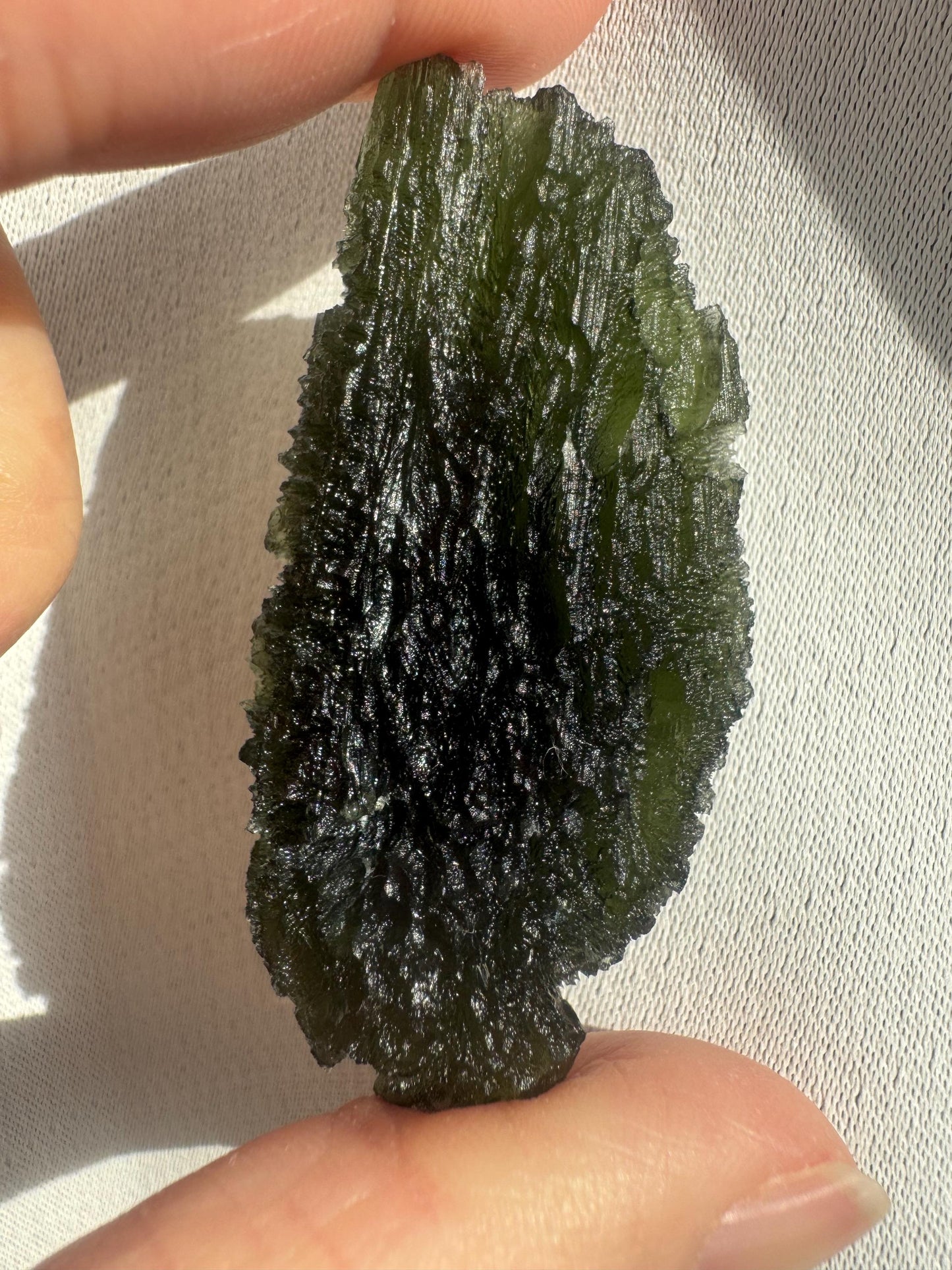 Moldavite Vrabce region 24.44 grams  no damages, AAA quality