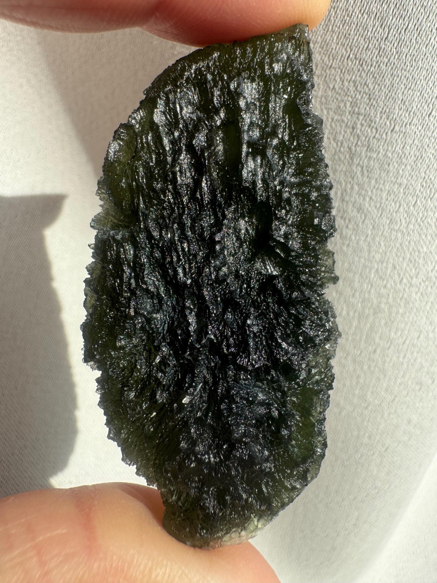 Moldavite Vrabce region 24.44 grams  no damages, AAA quality