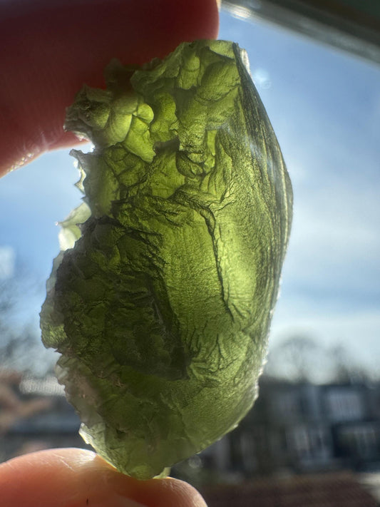 15.27g Rare Brusna Moldavite: AAA Quality Collector's Stone