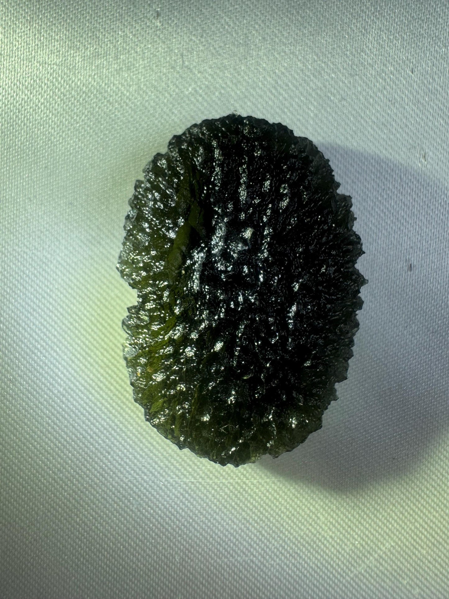 8.9g Moldavite Chlum . Compact shape and AAA quality