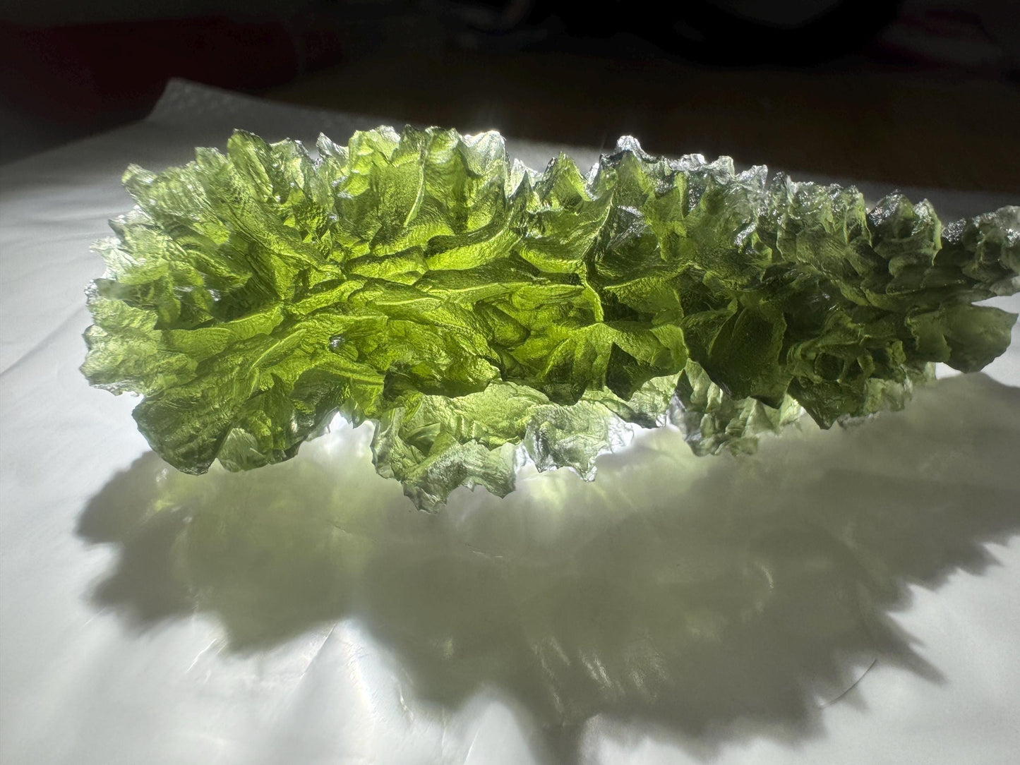 Besednice Jezkovna Moldavite: Czech Tektite Crystal (25.35g)