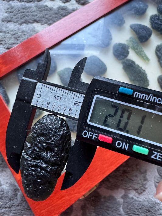 10.98g Chlum Premium Transparent Moldavite | Natural Tektite | Meteorite Impact Stone | High Vibrational Crystal