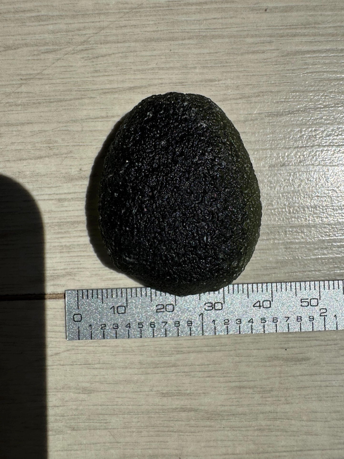 Zatacka Moldavite: 20.27g Green Collector Piece, Avocado Shape