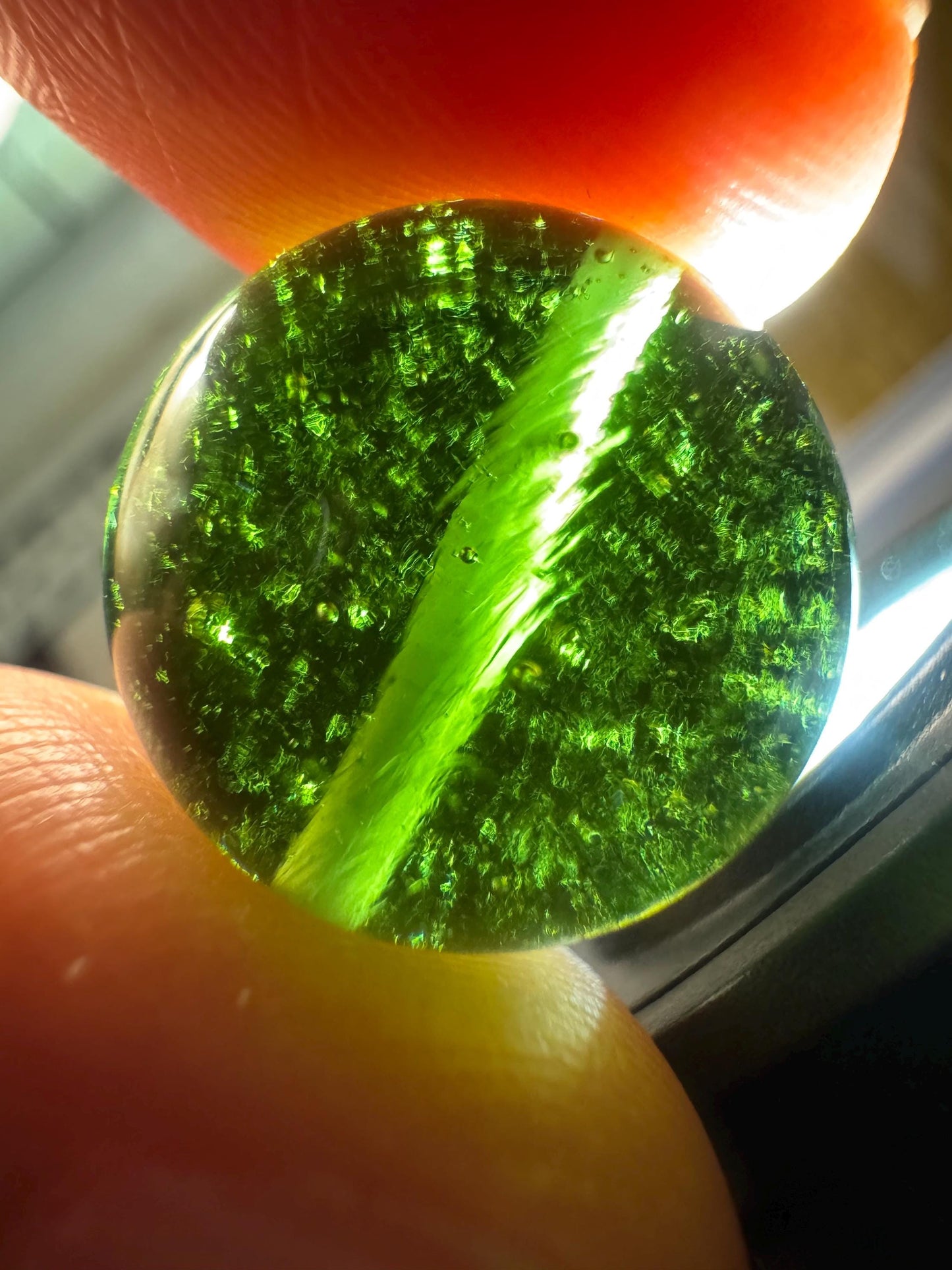 Authentic Moldavite beads for jewelry 6.9mm to 15mm+