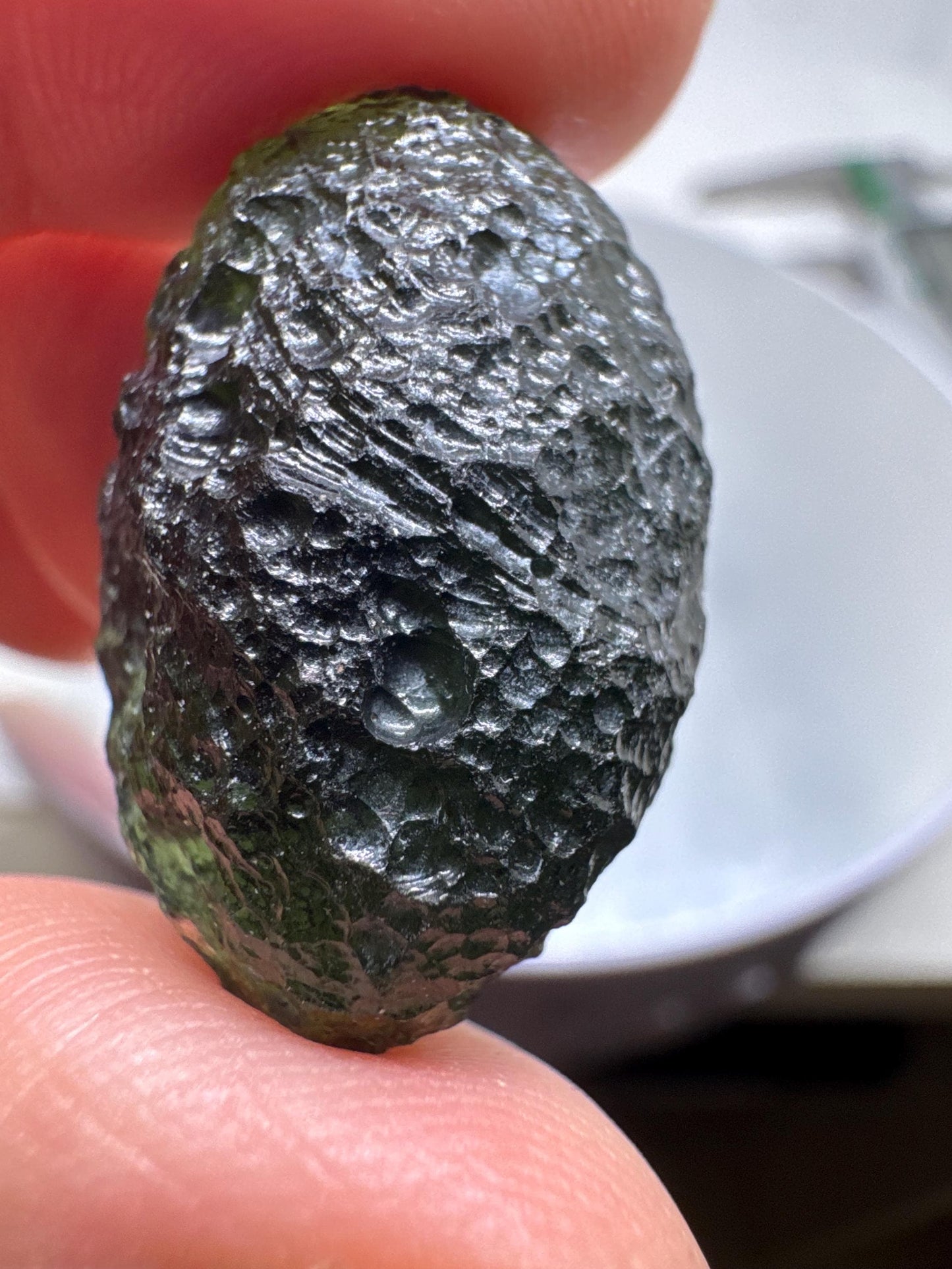 Authentic moldavite Moldavite Chlum 6.96g
