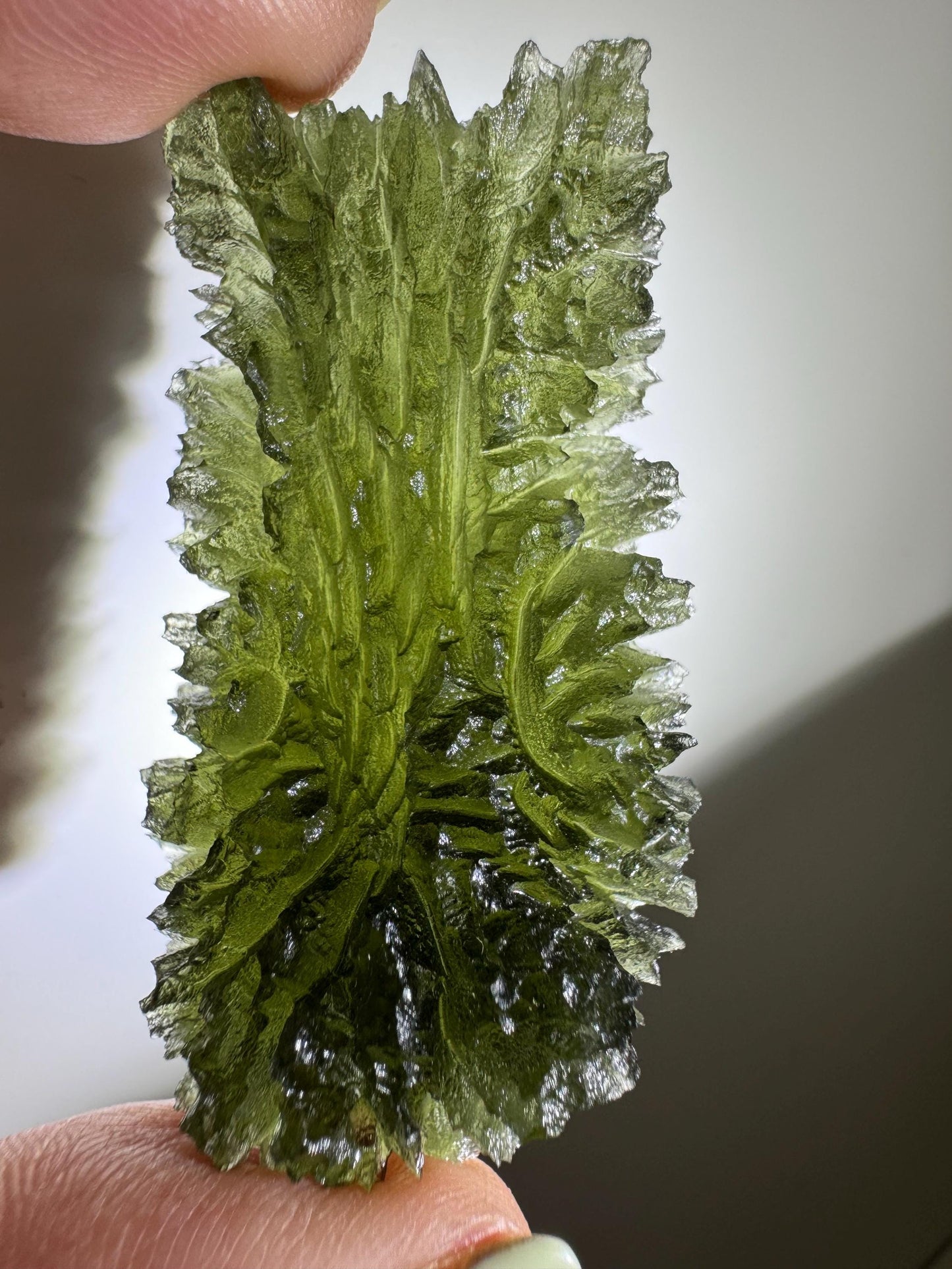 21.24g  Moldavite Besednice Jezkovna very rare , headhoge for serious collector