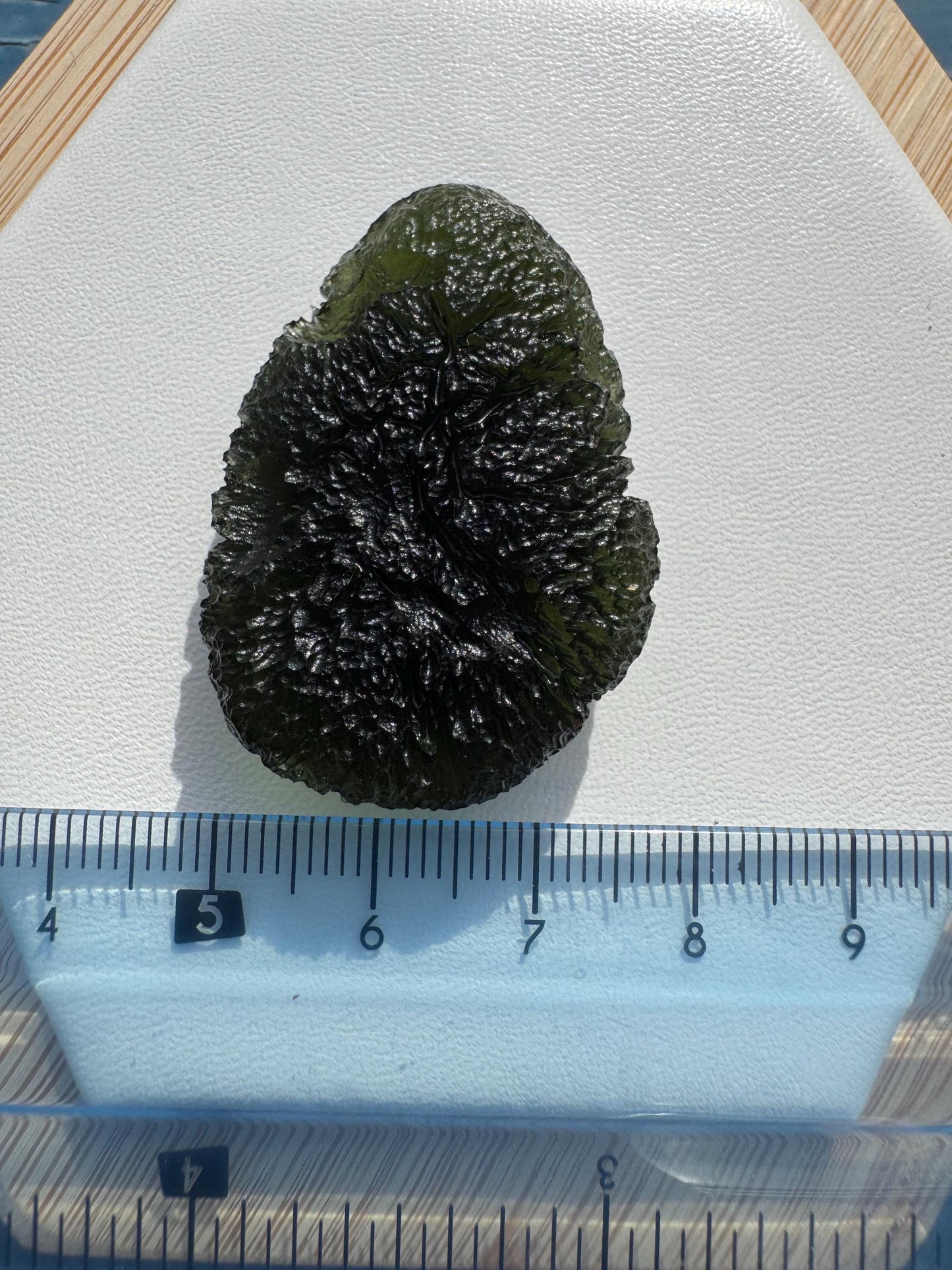 Natural Moldavite Crystal: Koroseky, Czech Republic - 15.04g